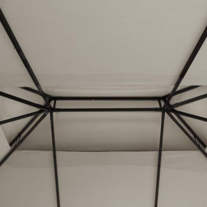 Gazebo in alluminio "Sahara" con teli laterali e zanzariere mt 3x4