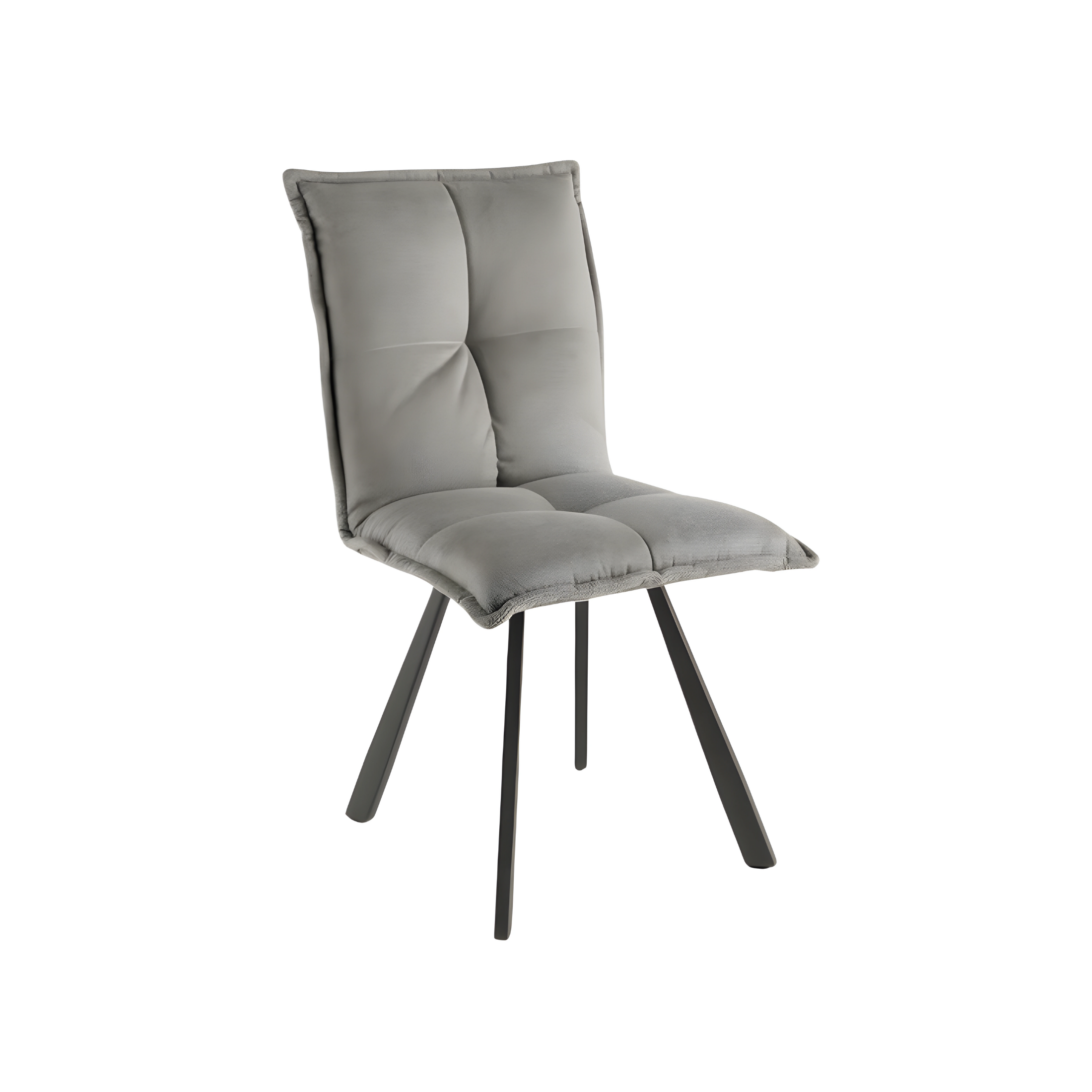 Set di sedie da pranzo "Soraia" in tessuto imbottito cm 50x60 94h