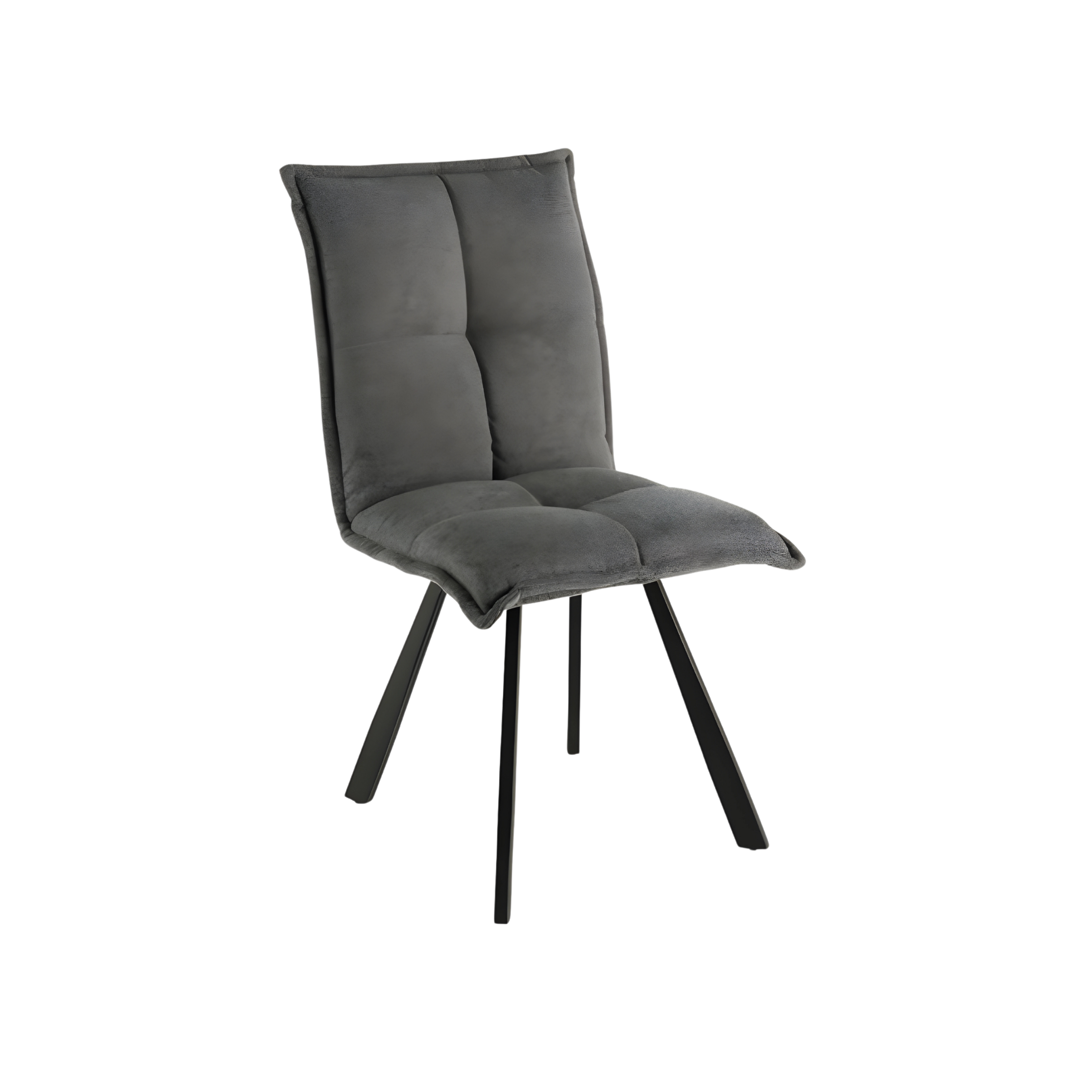 Set di sedie da pranzo "Soraia" in tessuto imbottito cm 50x60 94h