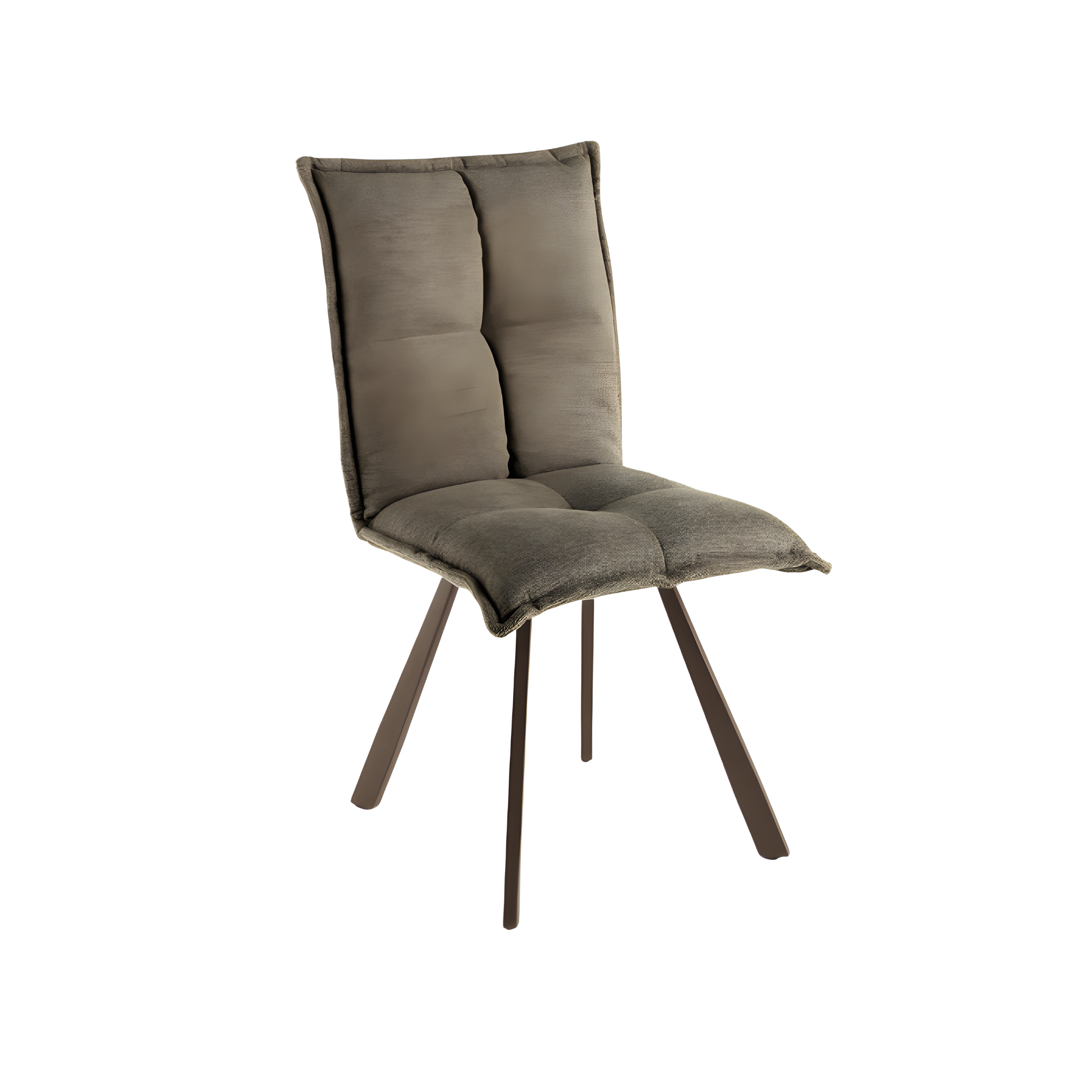 Set di sedie da pranzo "Soraia" in tessuto imbottito cm 50x60 94h