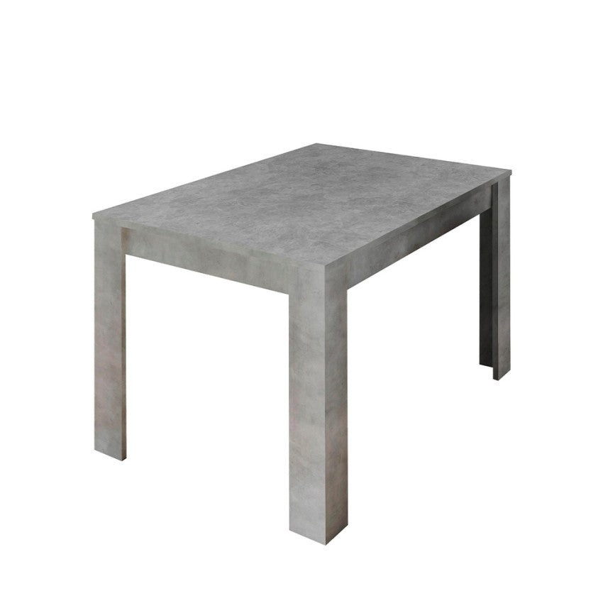 Tavolo allungabile in legno cemento moderno "Fold Urbino" cm 90x137/185