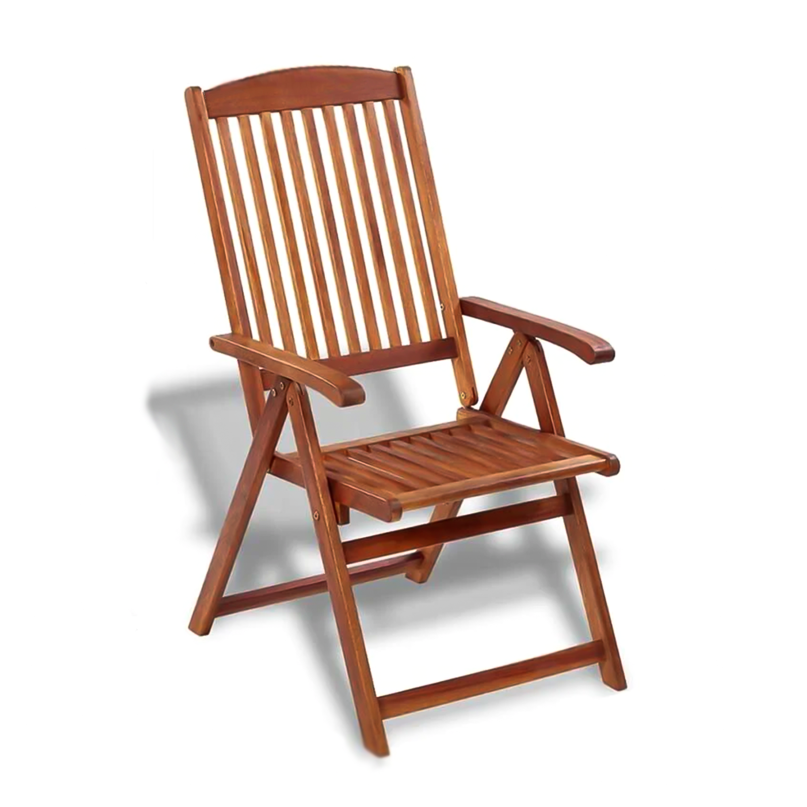 Sedia poltrona e panchina Royal in legno massello per giardino pieghevole