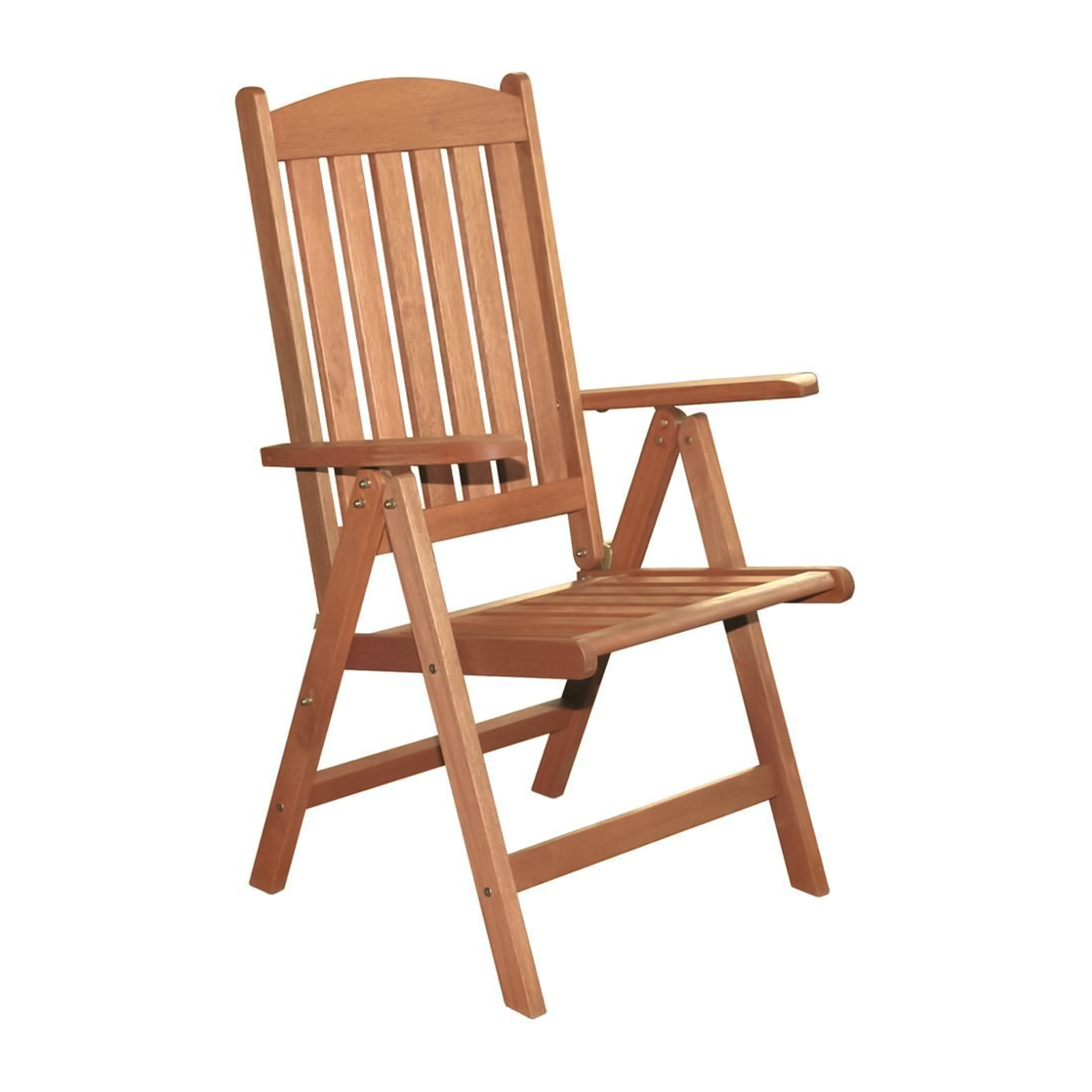 Sedia poltrona e panchina Royal in legno massello per giardino pieghevole