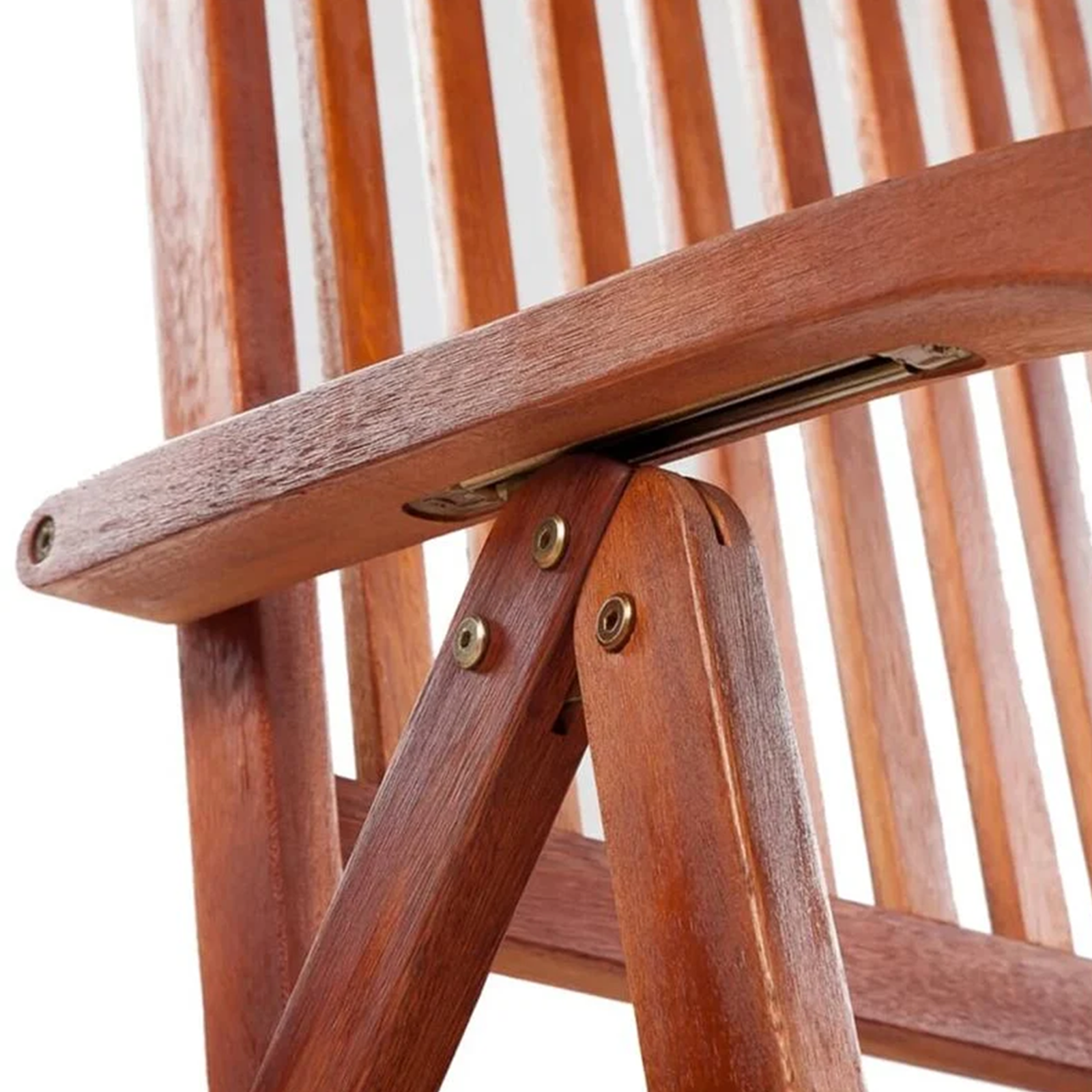 Sedia poltrona e panchina Royal in legno massello per giardino pieghevole