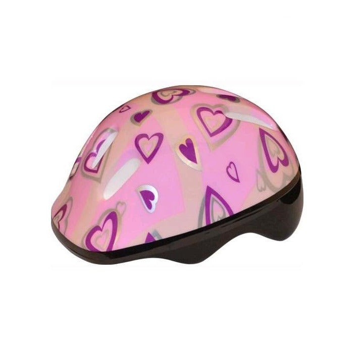Casco di sicurezza da ciclista per bambina professionale in plastica resistente rosa