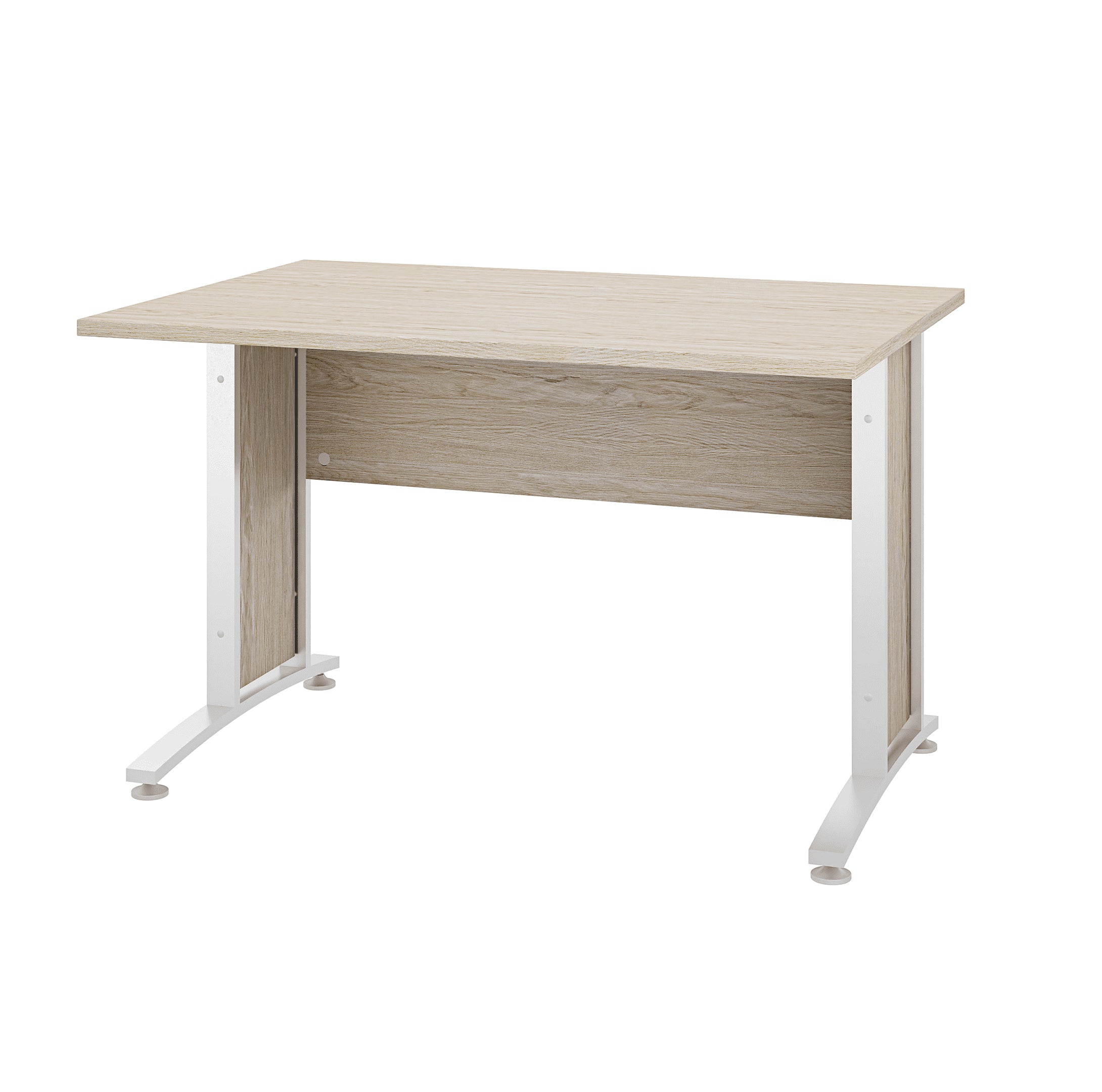 Scrivania quercia in legno Prima grande per ufficio o cameretta cm 150x80 74h