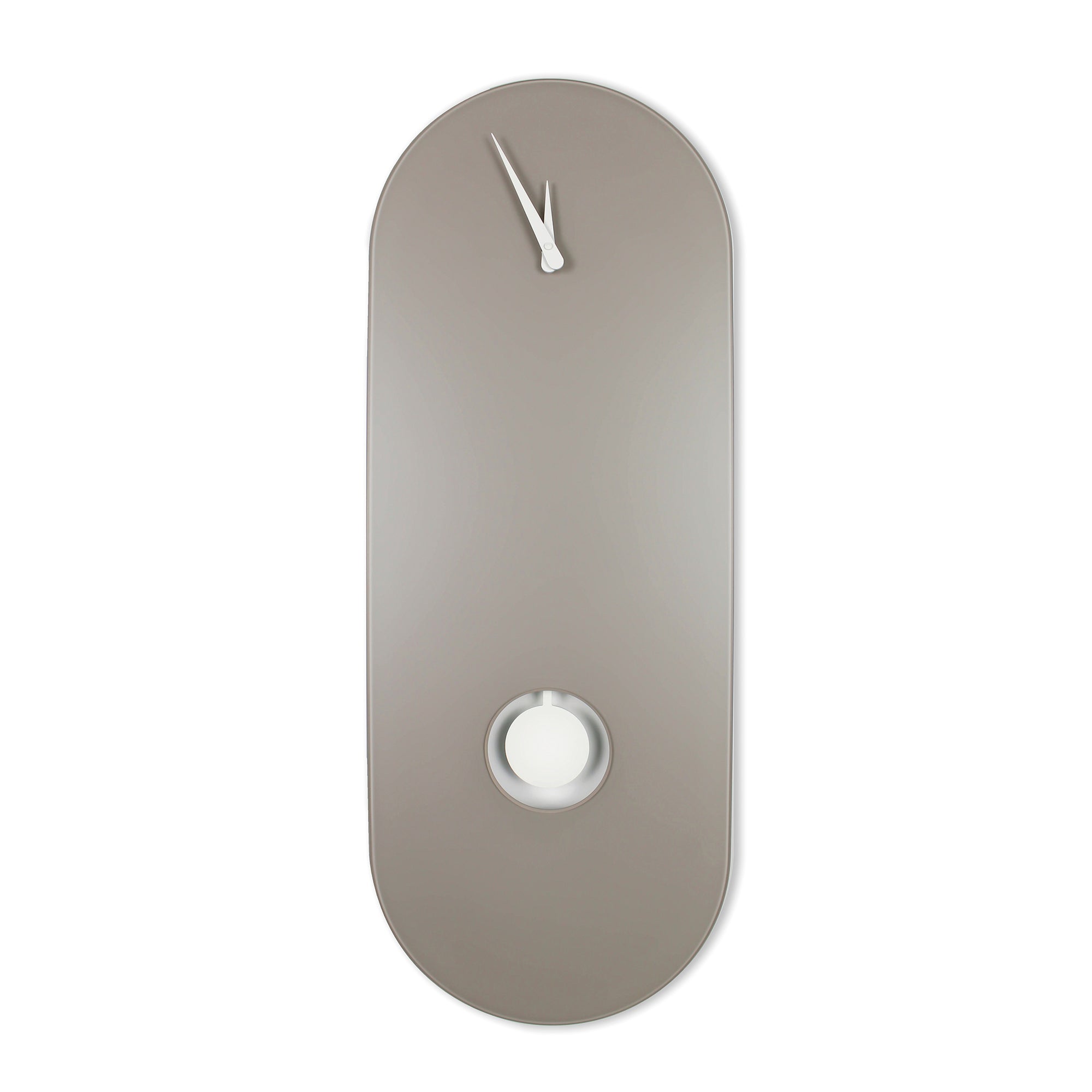 Pendule Design "Berlin" en Verre Satiné