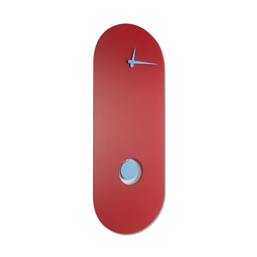Reloj de Péndulo de Diseño "Amsterdam" en Vidrio Satinado