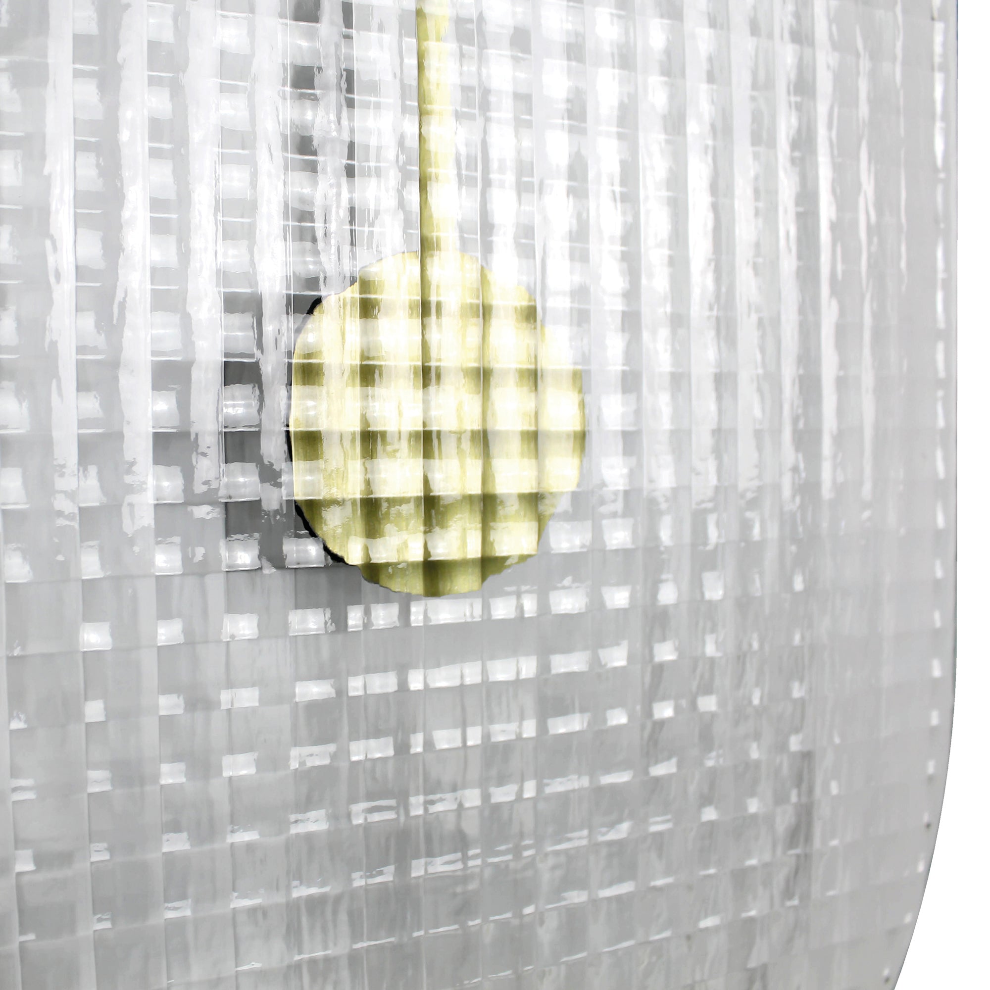 Orologio moderno a pendolo di design "Shangai" vetro quadrettato