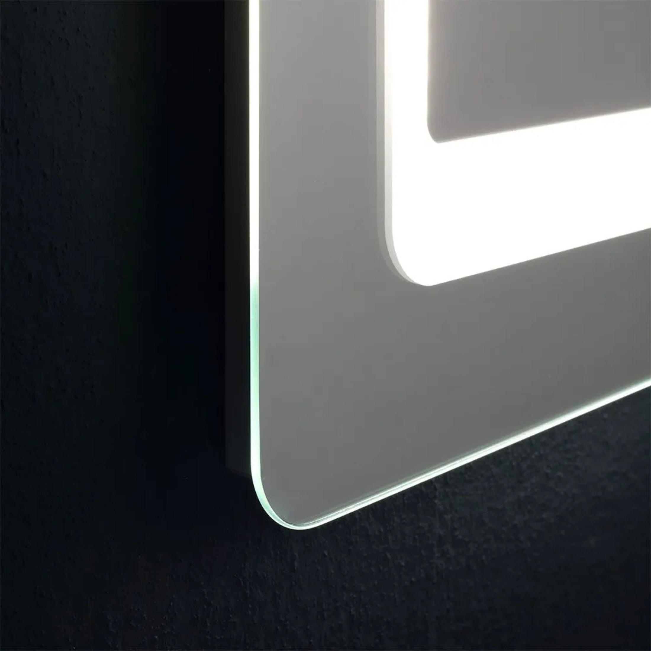 Specchio con cornice a led "Portland" rettangolare reversibile