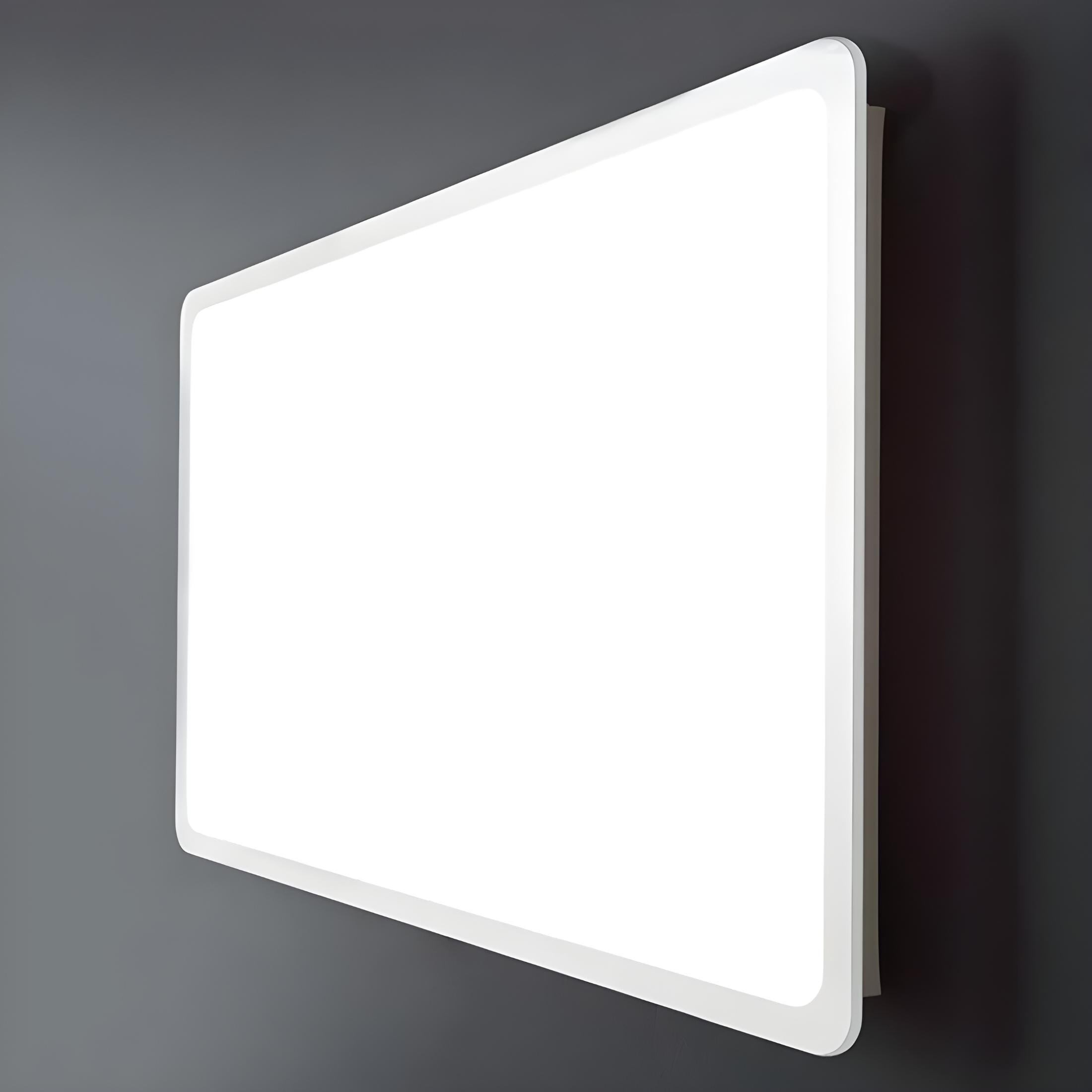 Specchio a led stondato da bagno "Dallas" con cornice illuminata