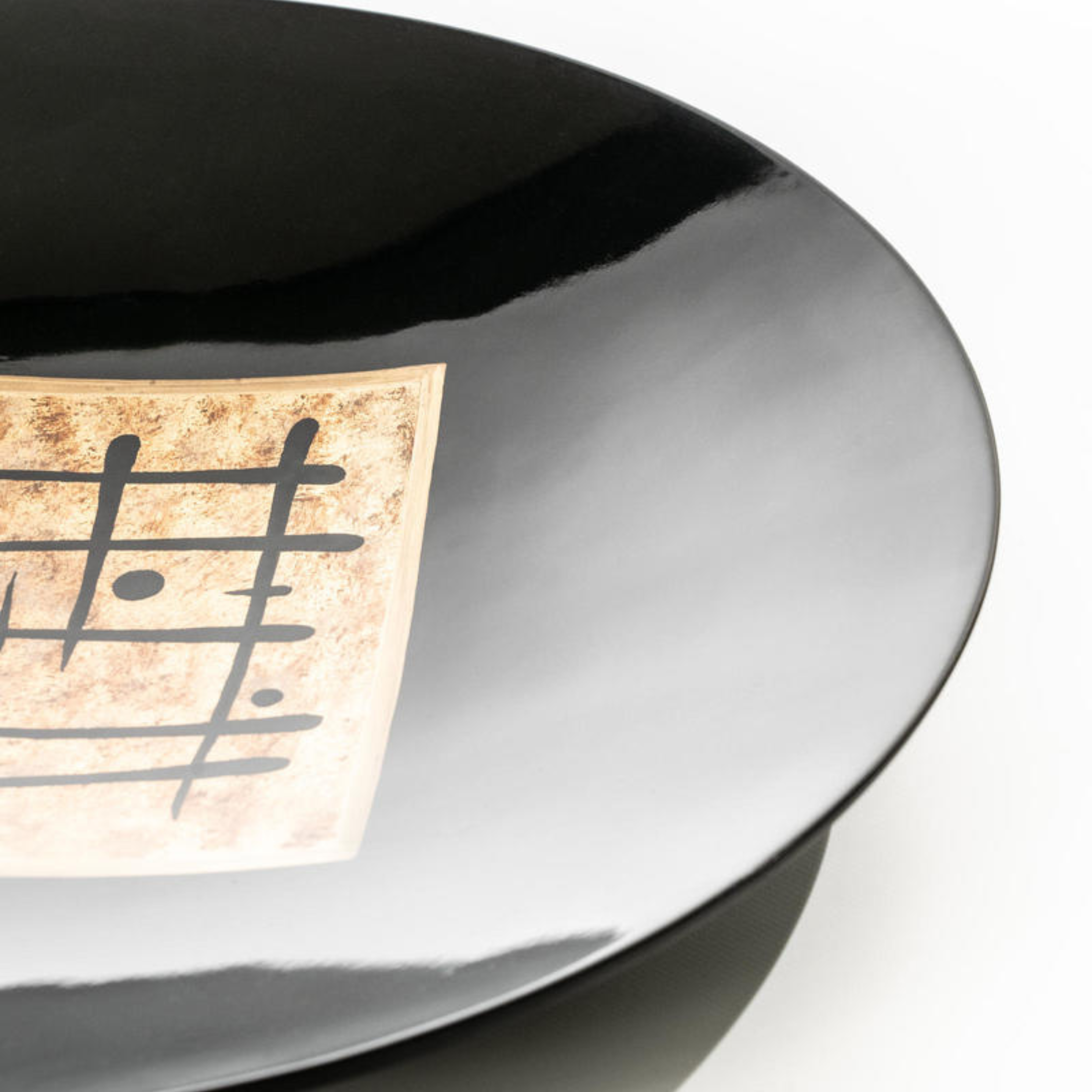 Set 3 piatti decorativi in legno "Piatti" con ganci per muro o cavalletto cm 50x50 8h