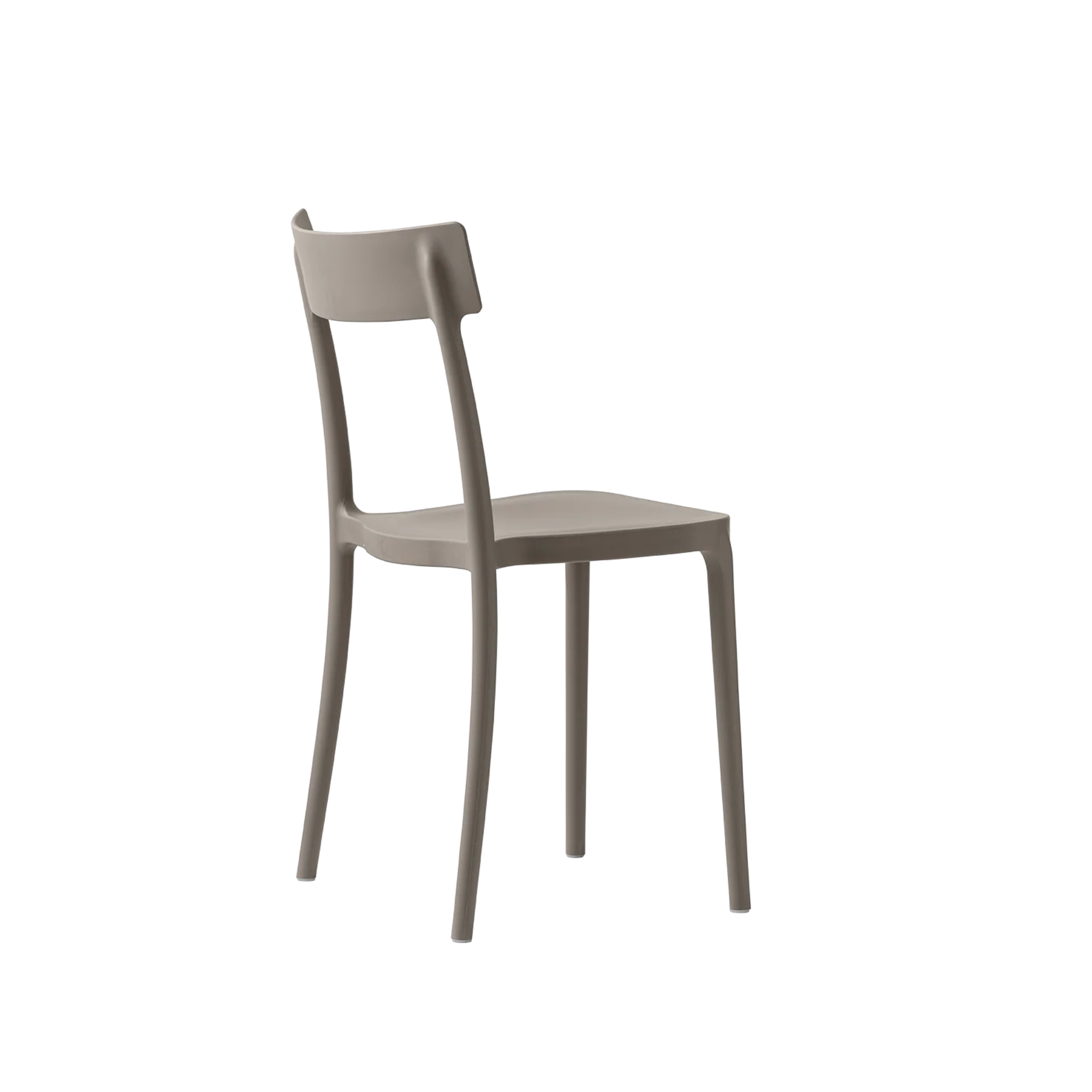 Silla apilable de polipropileno "Argo" moderna interior exterior 48x47 cm 82h