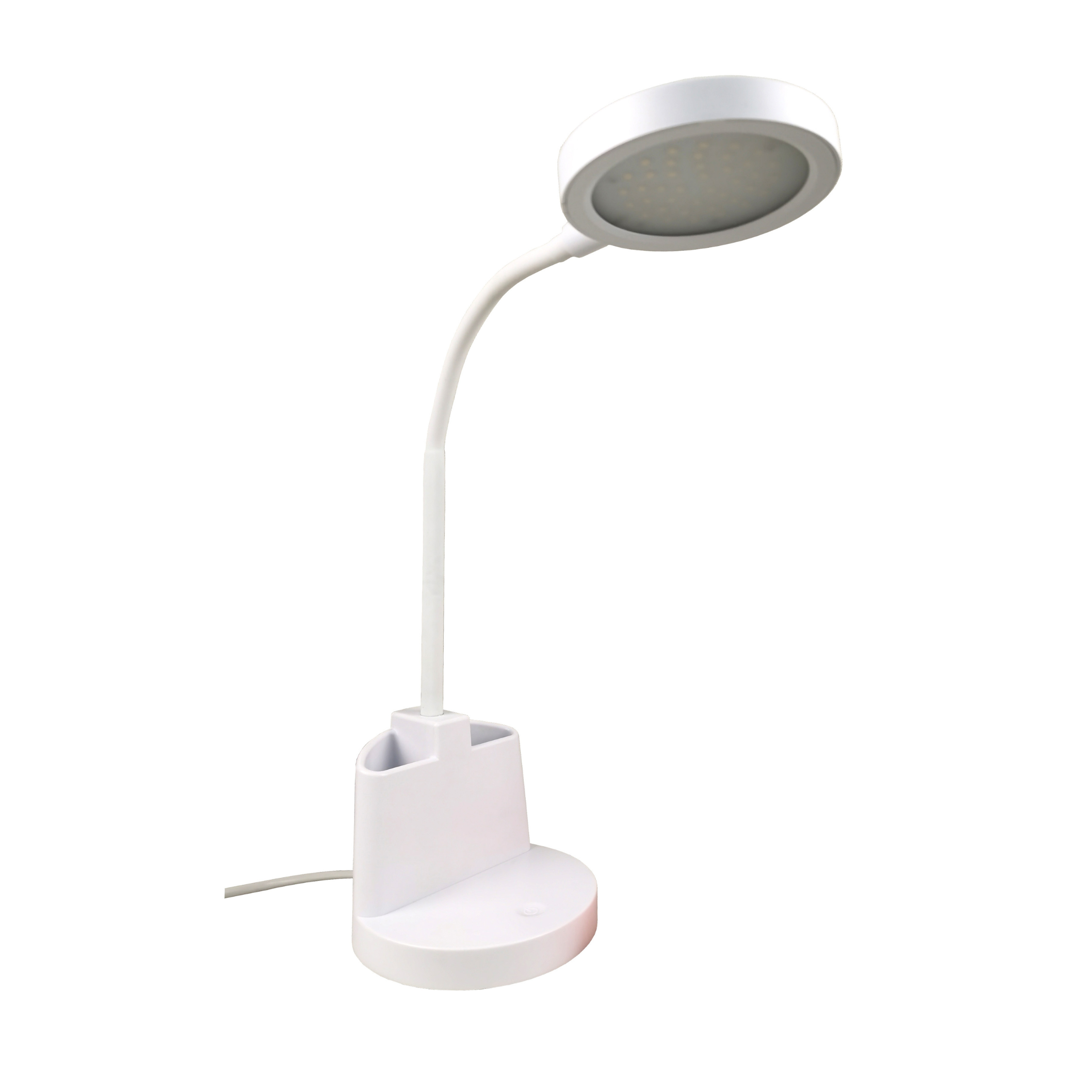 Lampe de bureau LED avec interrupteur tactile et porte-stylo 14x14 cm 29,5 h