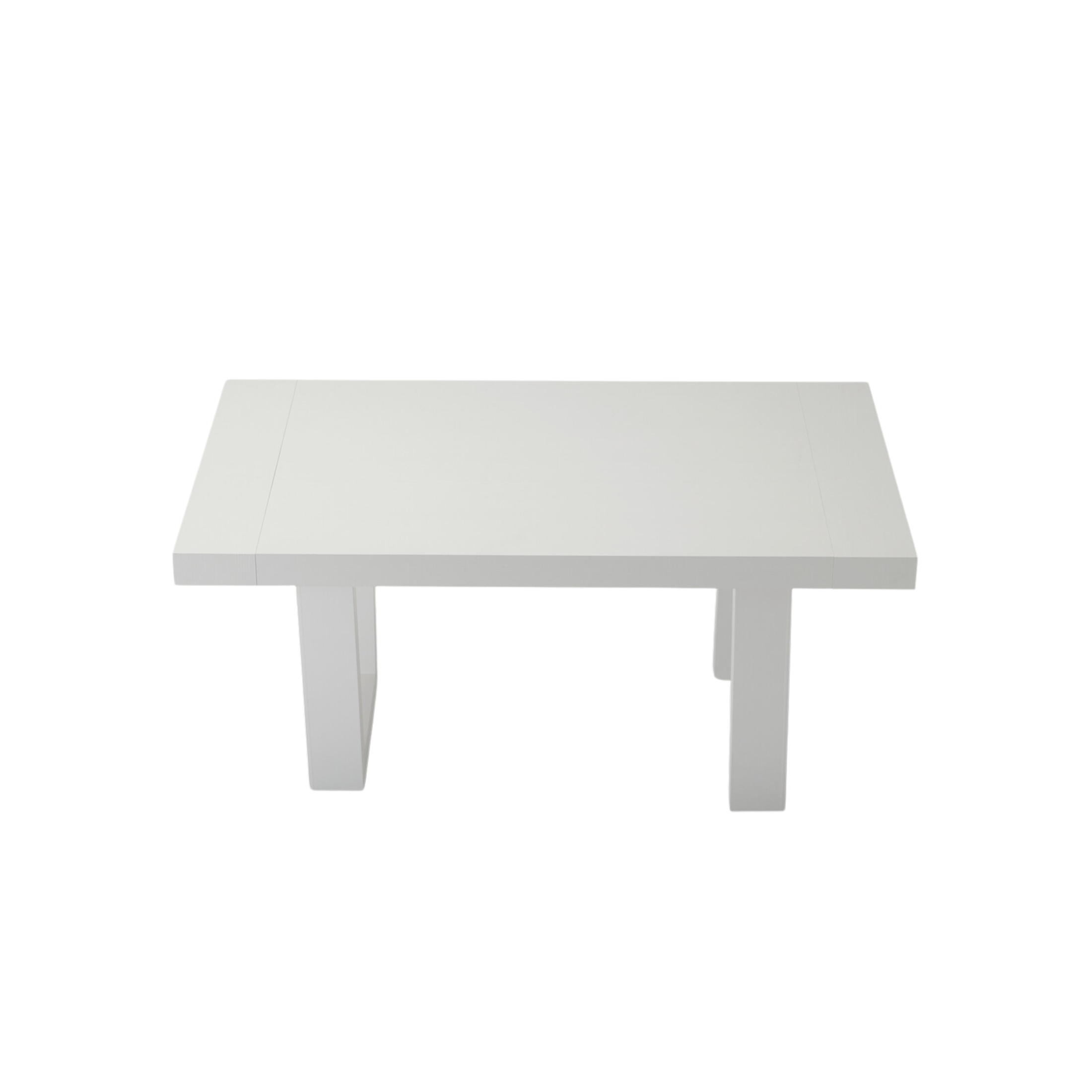 Tavolo allungabile moderno da pranzo "Serena" effetto legno cm 160/260x90 76h