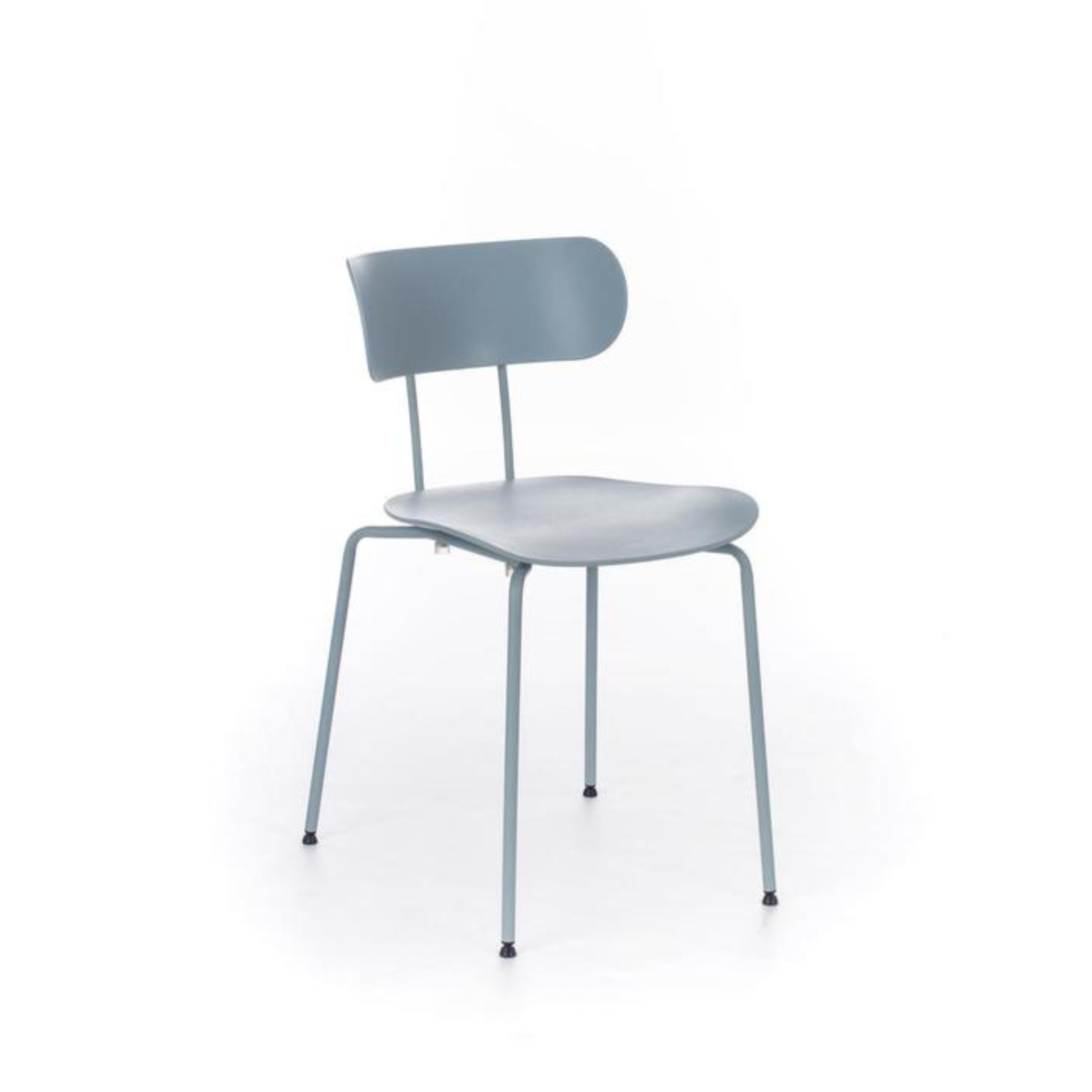 Silla de comedor "Fly" PP con elegantes patas de metal 51x45 cm 82h