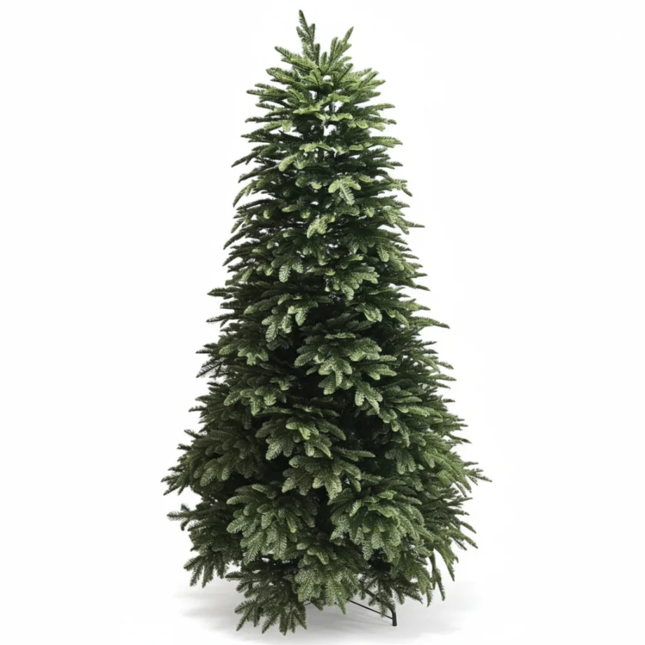 Albero di Natale "Toffee", in PVC di Altissima qualità + PE Effetto Real Touch