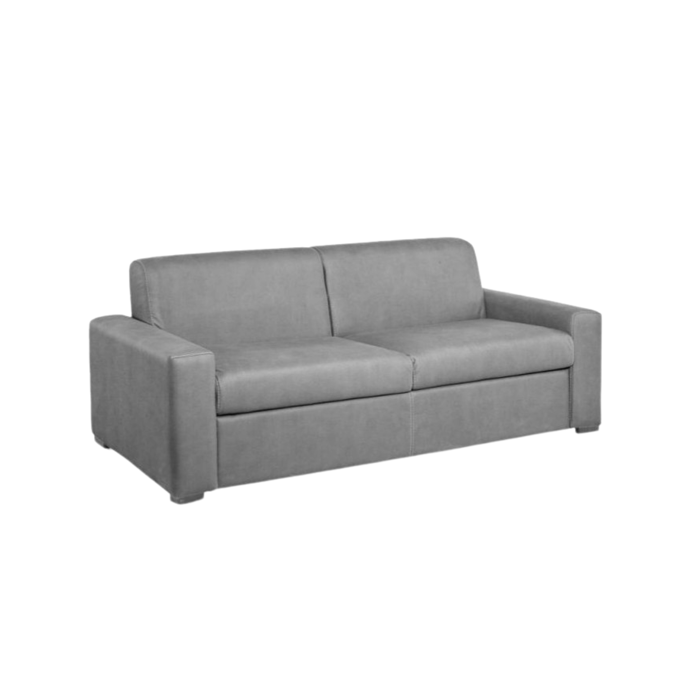 Divano letto a 3 posti contenitore "Flash" in tessuto sfoderabile cm 199x98 84h