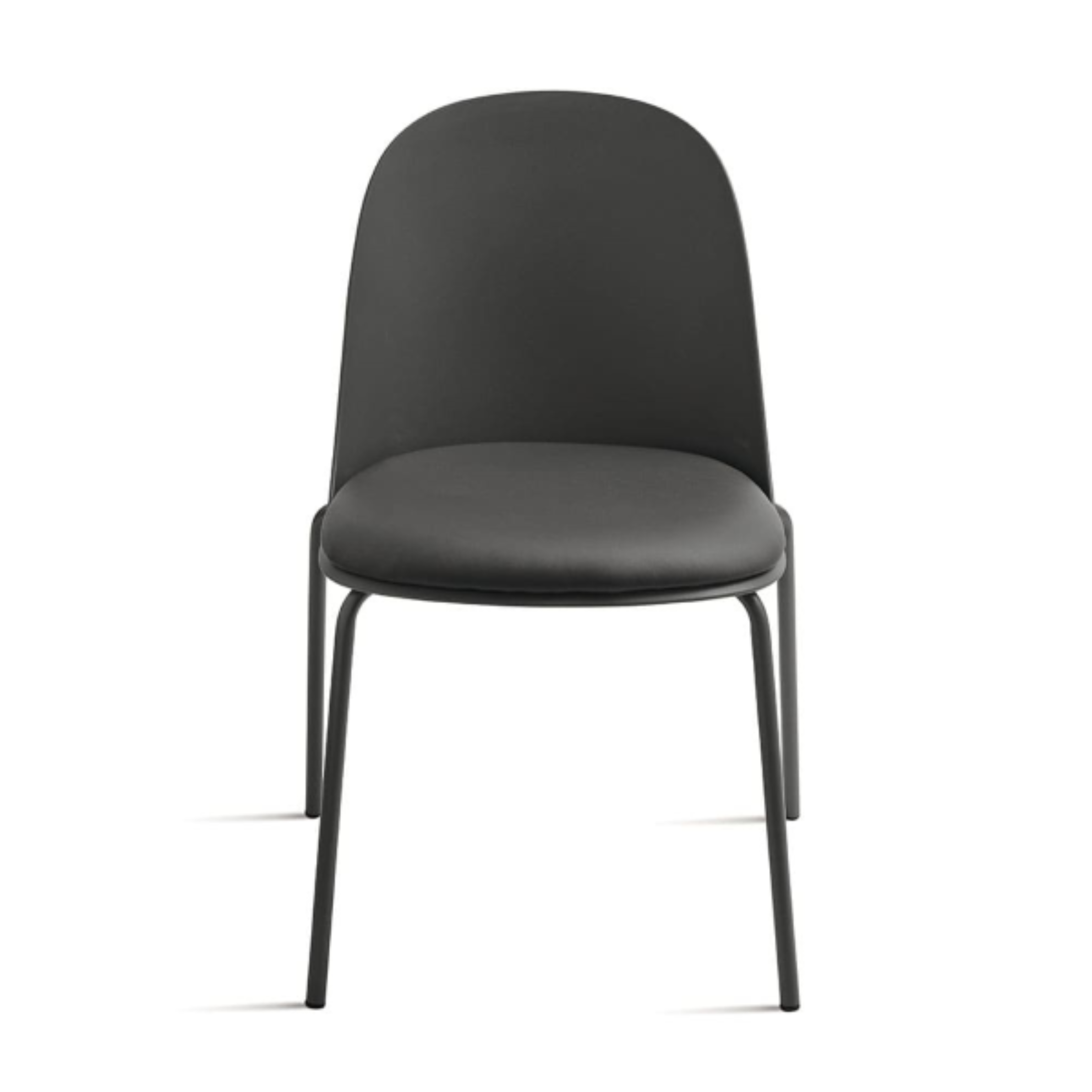 Set di sedie imbottite moderne "Lete" in polipropilene cm 50x52 h80