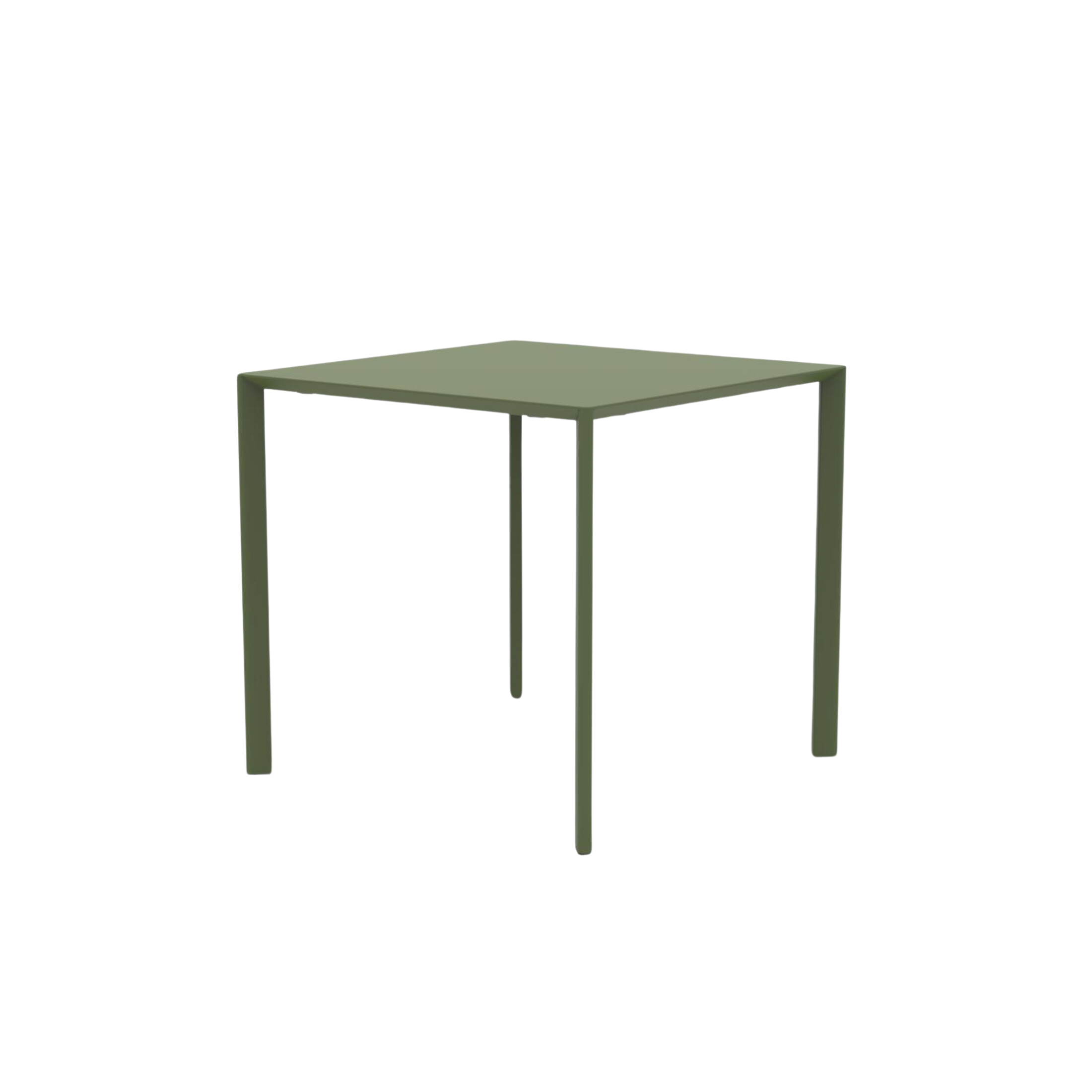 Tavolo quadrato in metallo "Fox1" per giardino impilabile cm 80x80 75h