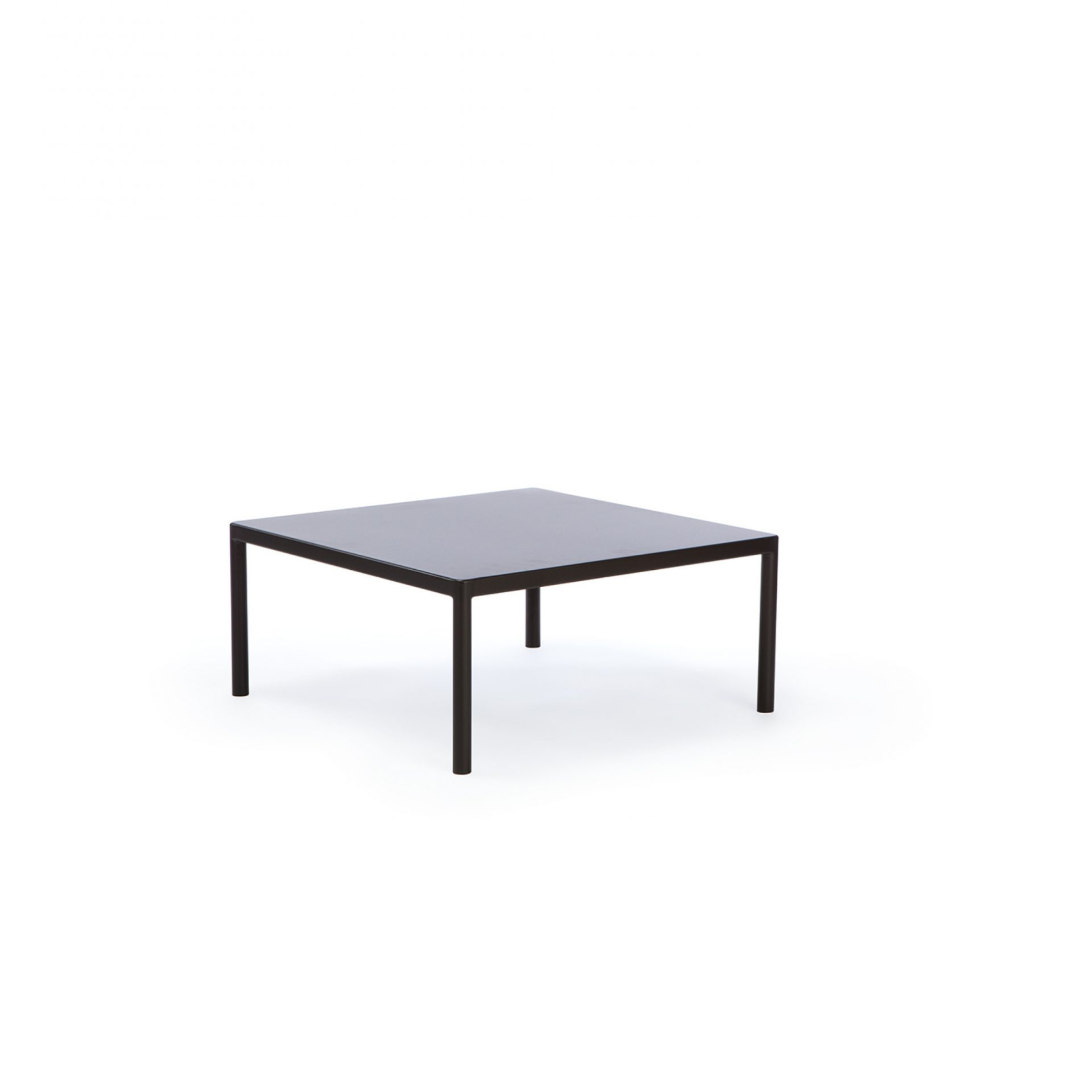 Tavolo basso in metallo "Miami" tavolino da caffè per giardino cm 80x80 35h