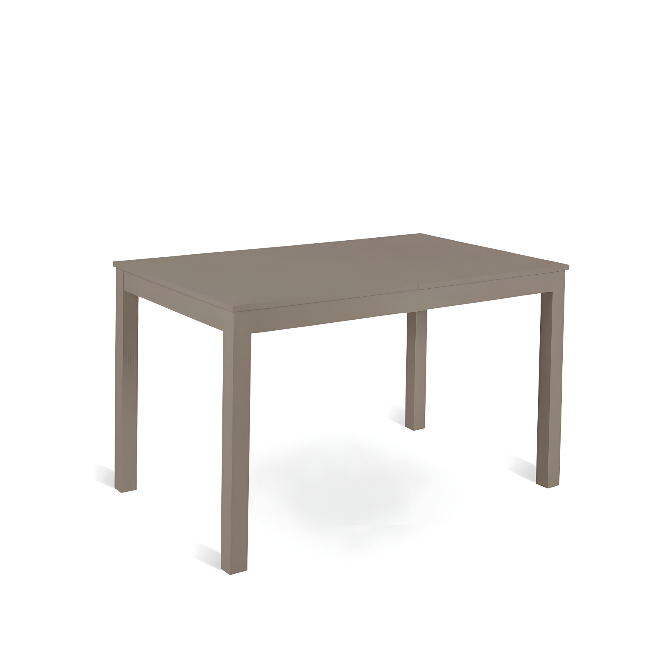 Table extensible "Traffic" plateau mélaminé, pieds bois massif 130/210x80 cm 76h