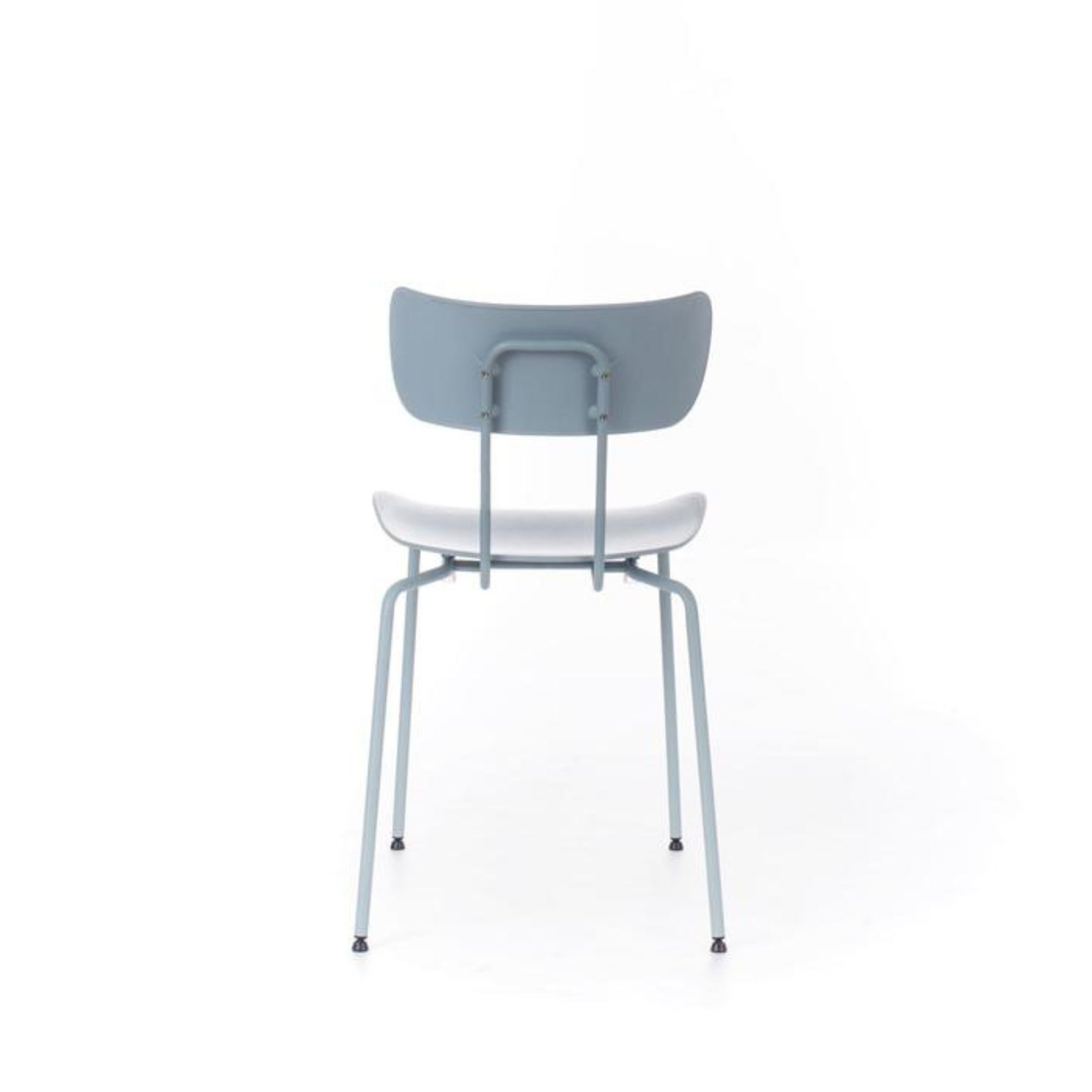 Silla de comedor "Fly" PP con elegantes patas de metal 51x45 cm 82h