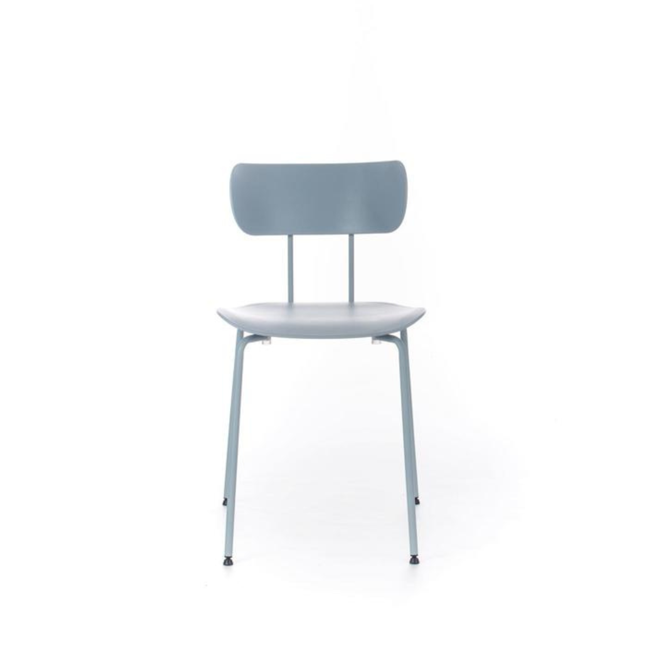 Silla de comedor "Fly" PP con elegantes patas de metal 51x45 cm 82h