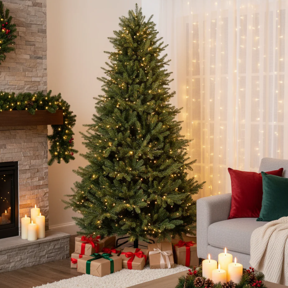 Albero di Natale "Royal" 80 % PE Effetto Real Touch, decorazione natalizia