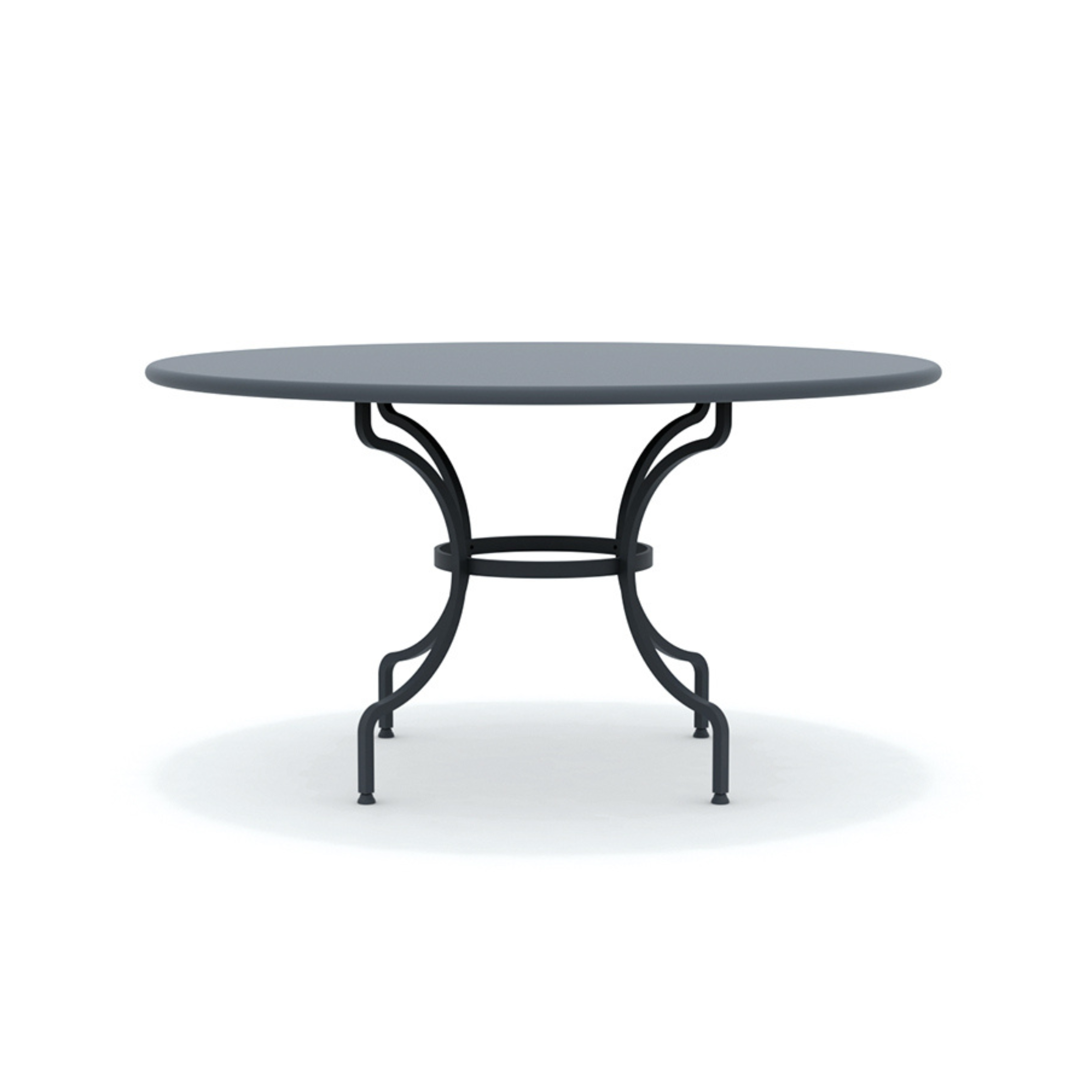 Mesa de comedor para jardín "Tosca" de metal galvanizado h 75 cm