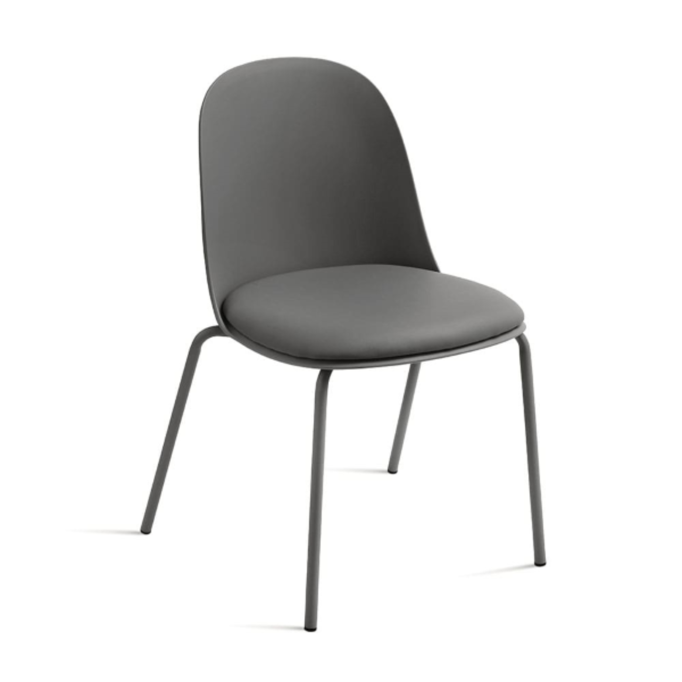 Silla moderna acolchada "Lete" de polipropileno 50x52 h80 cm