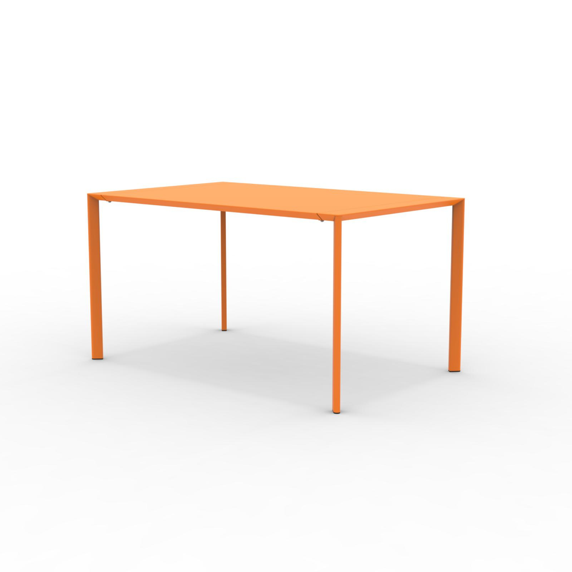 Table carrée en métal "Fox1" pour jardin, empilable 80x80 cm 75h