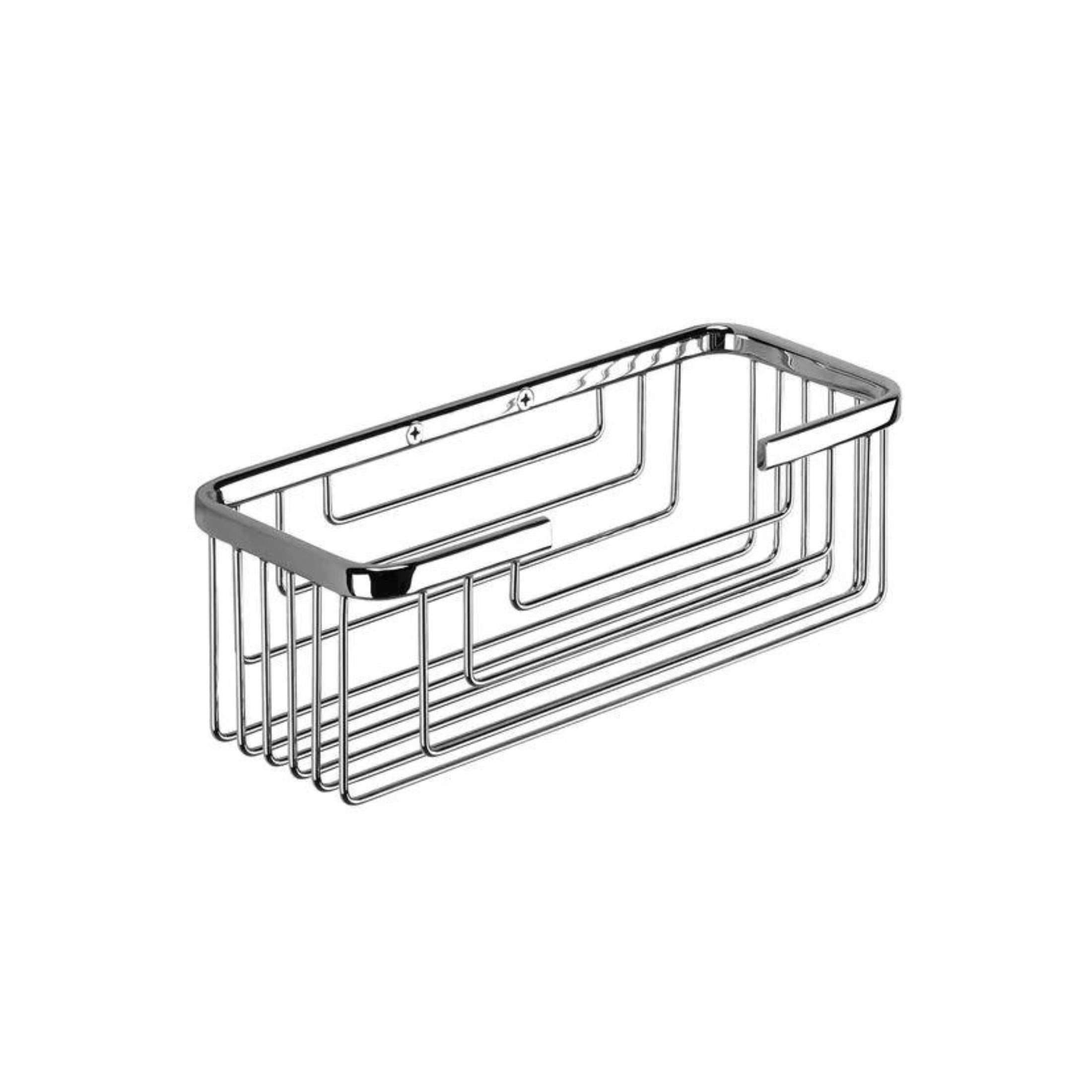 Portasapone doppio per doccia "Lucien" in acciaio inox cm 25x9 10h