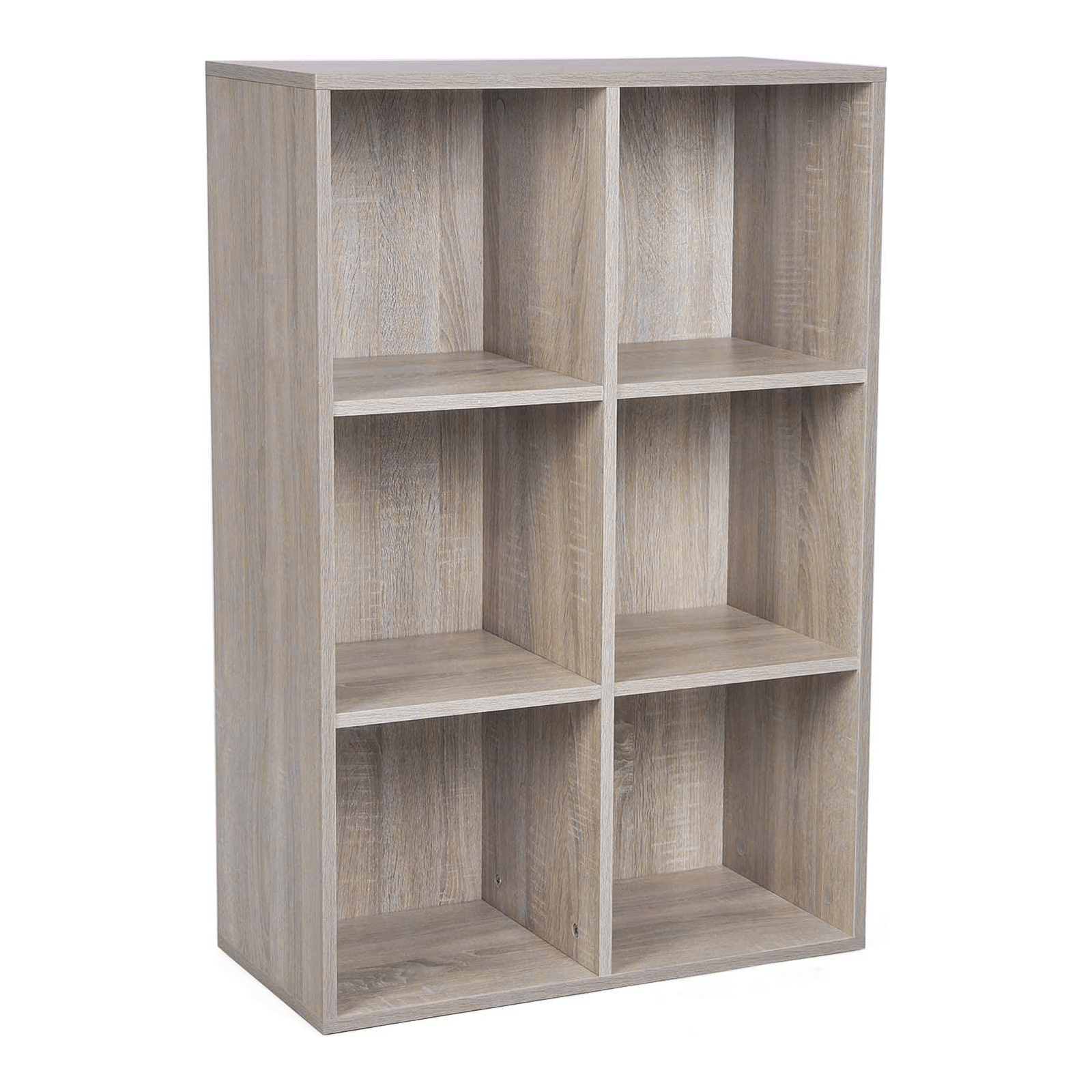 Libreria a giorno Cubo 6 vani in legno melaminico cm 61x30 91h