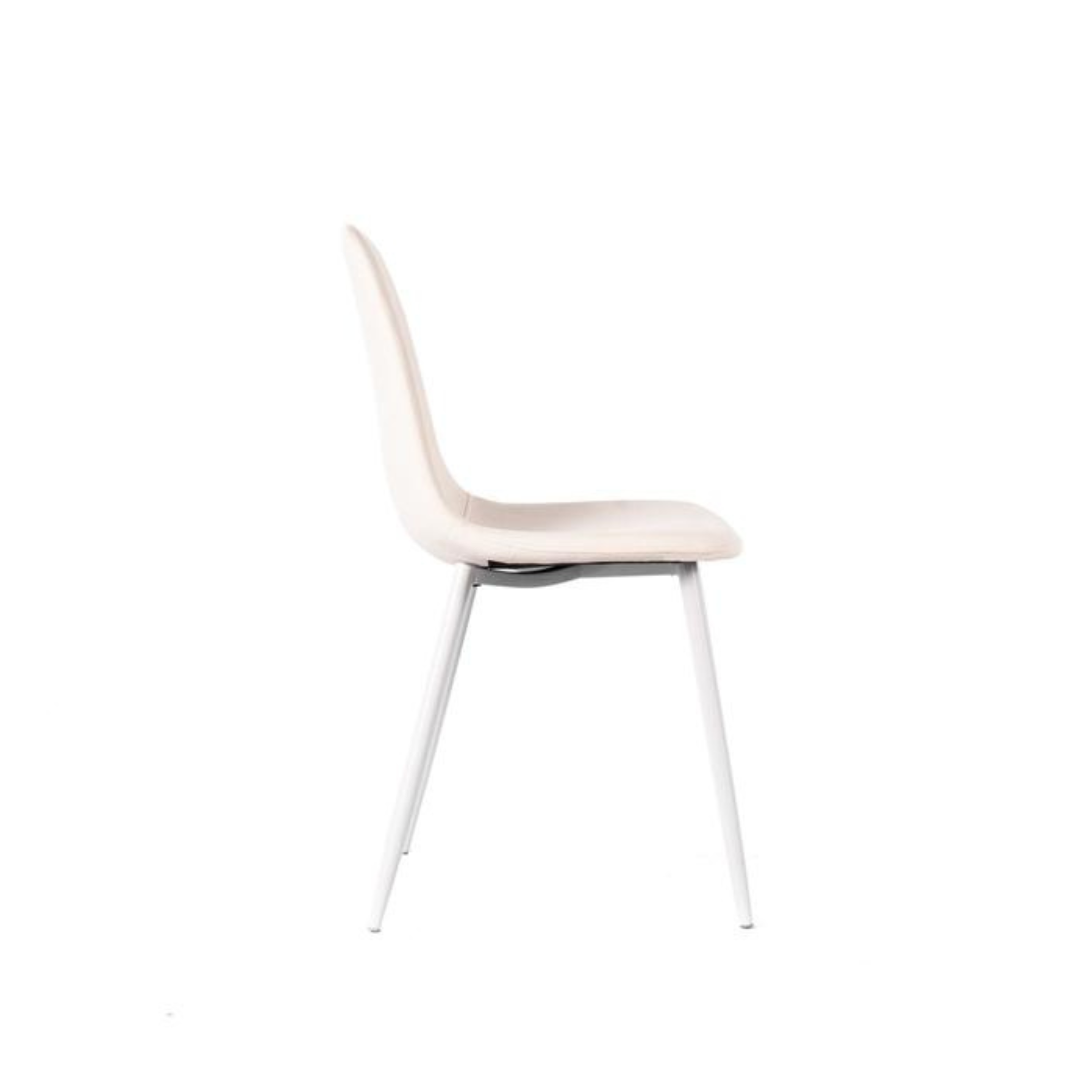 Chaise rembourrée en simili cuir "Annalisa" fauteuil moderne 38x43 cm 86,5h