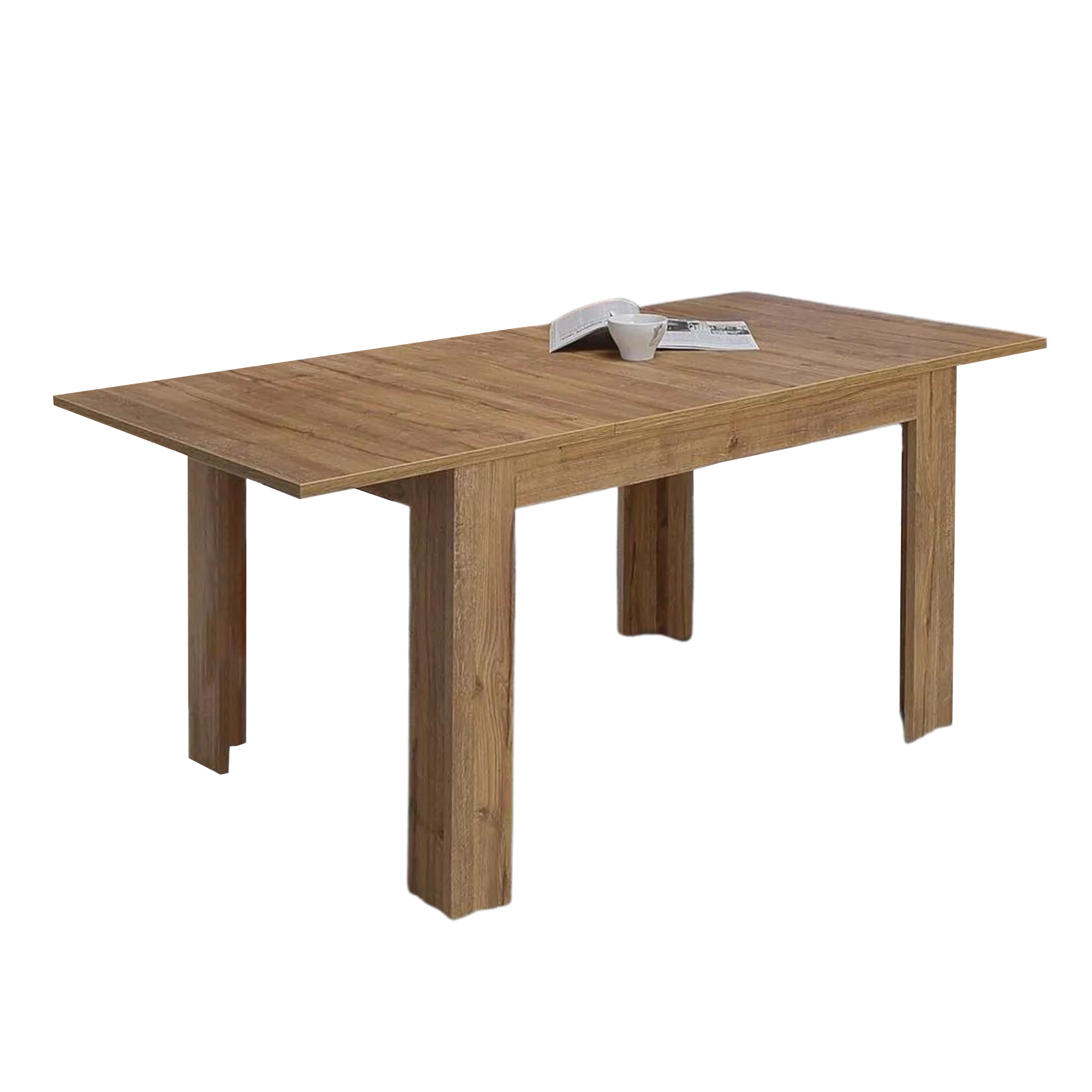 Table extensible Land couleur "Candydak" en bois 137/185x90 ​​​​​​79h cm