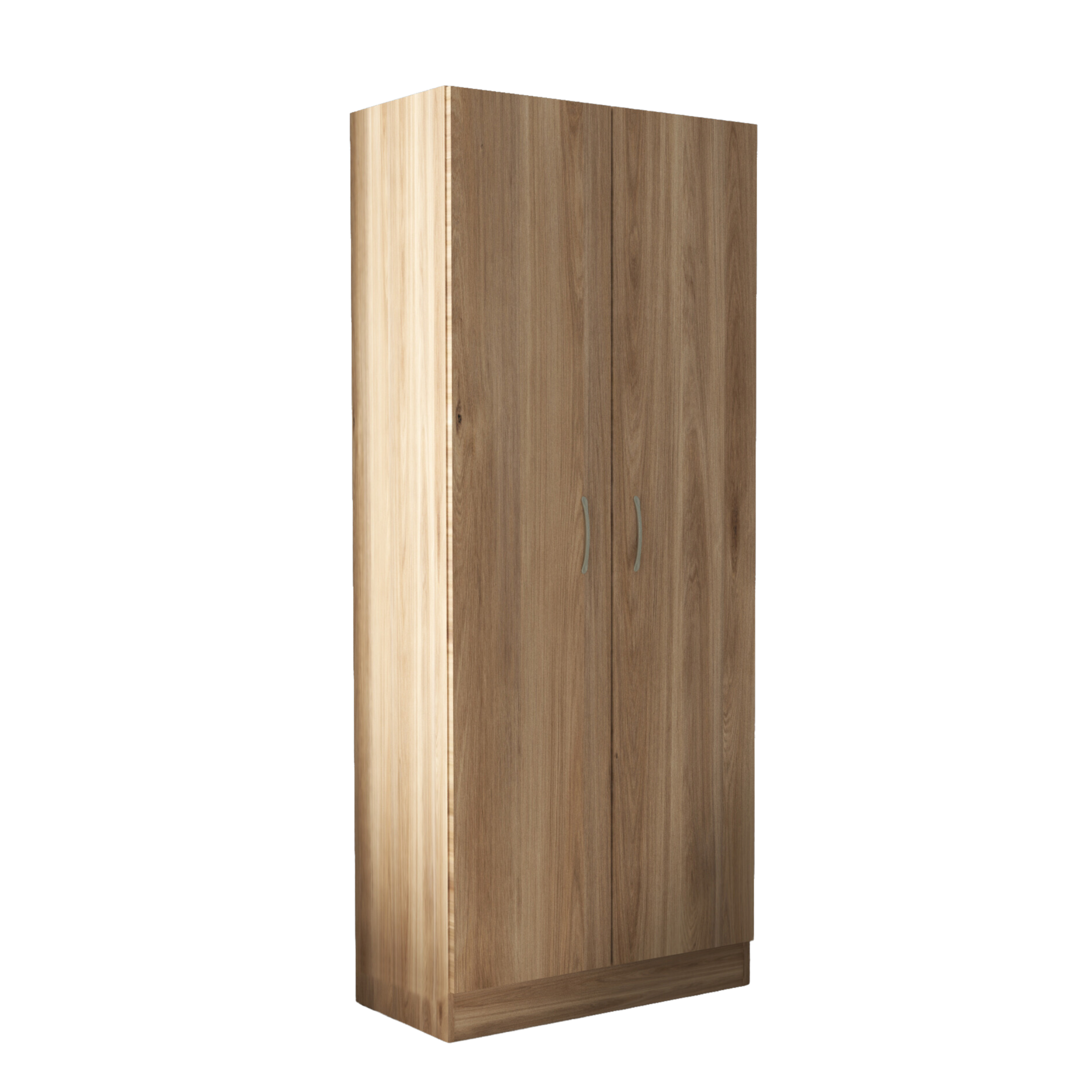 Armadio guardaroba "Contact2" in legno a 2 ante con appendiabiti cm 71x52 181h