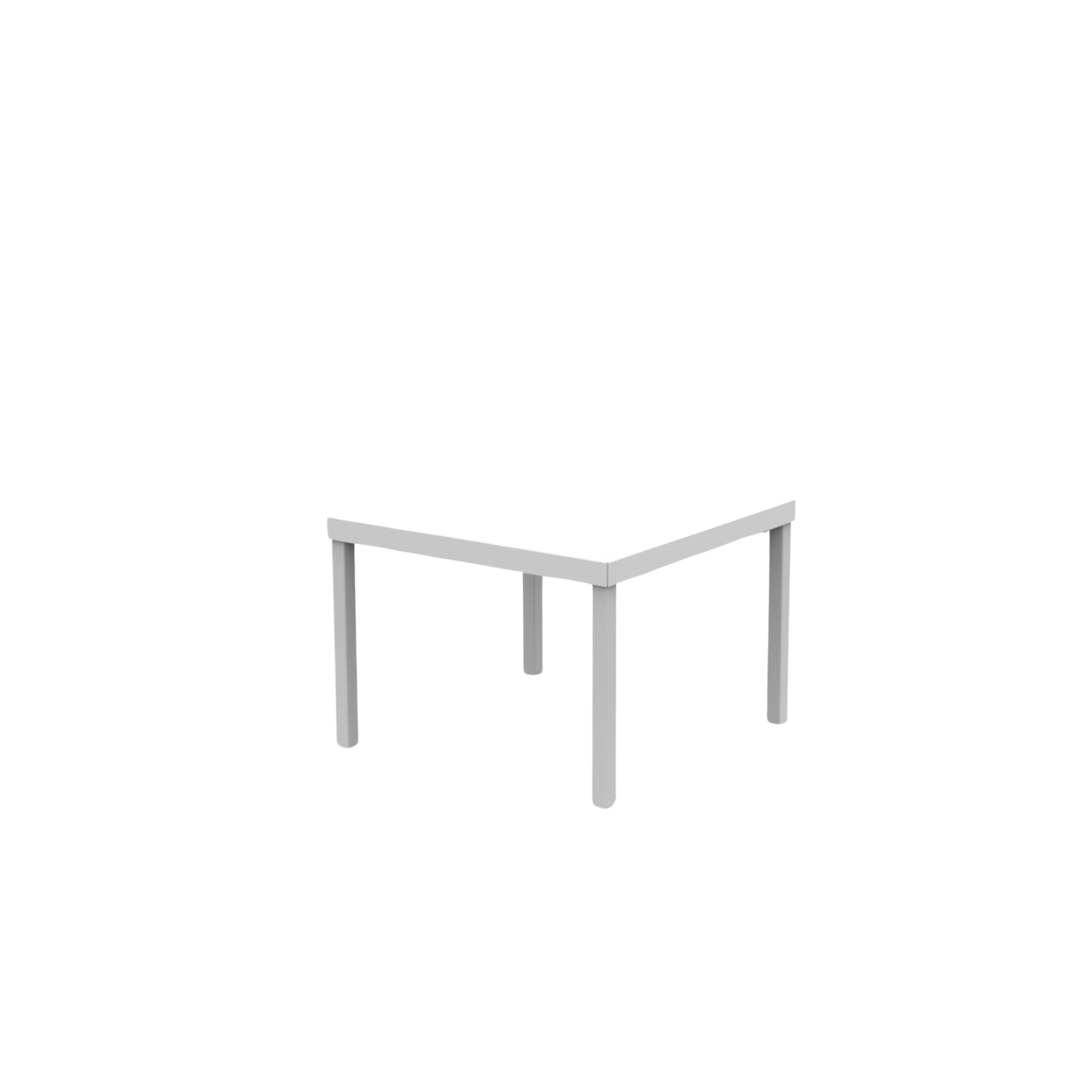 Tavolo basso quadrato in metallo "Alice3" da giardino impilabile cm 40x40 38,5h