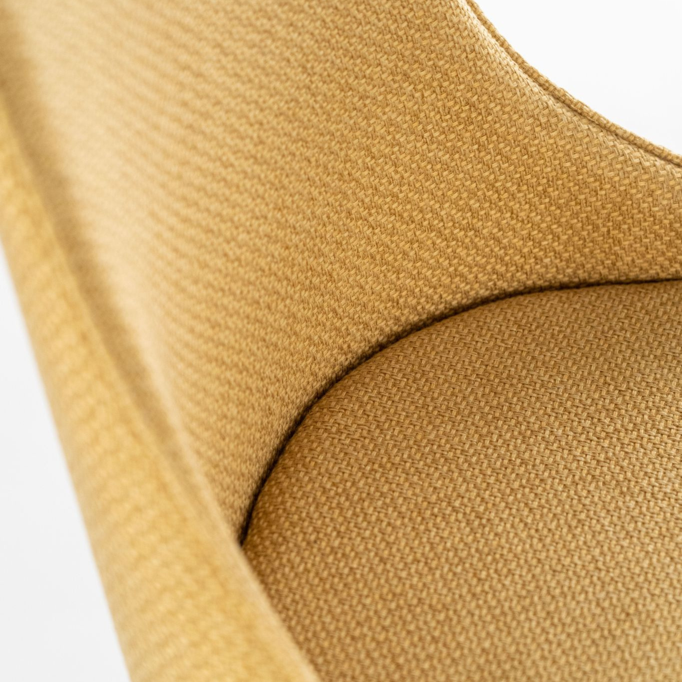 Silla acolchada "Myriam" sillón moderno de tela 46x46 91h cm
