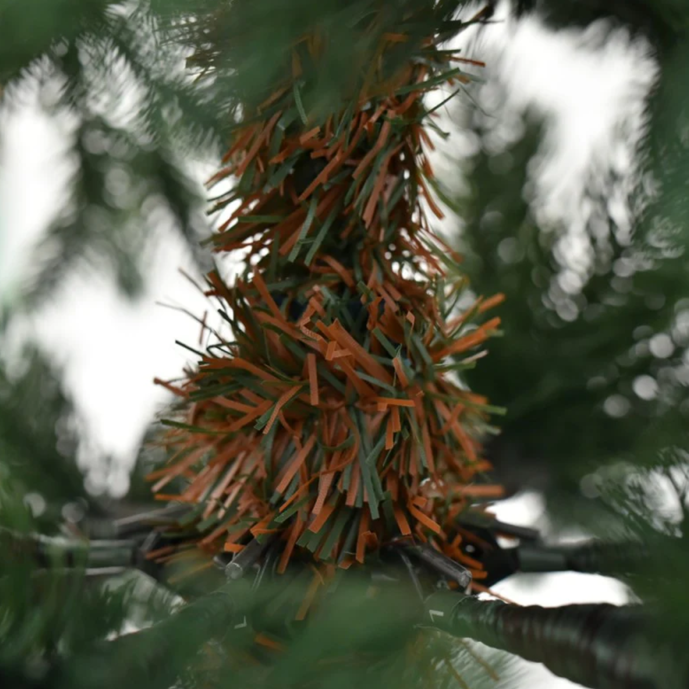 Albero di Natale slim "Zenzero" effetto Real Touch di altissima qualità