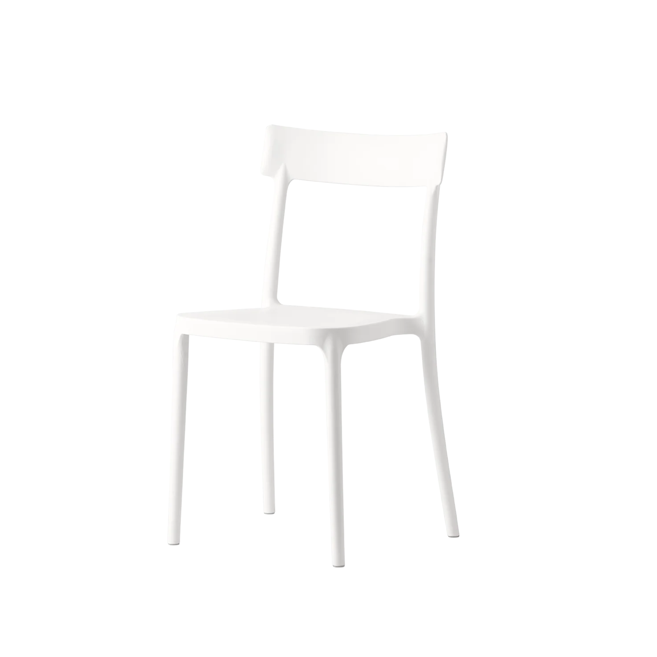 Silla apilable de polipropileno "Argo" moderna interior exterior 48x47 cm 82h