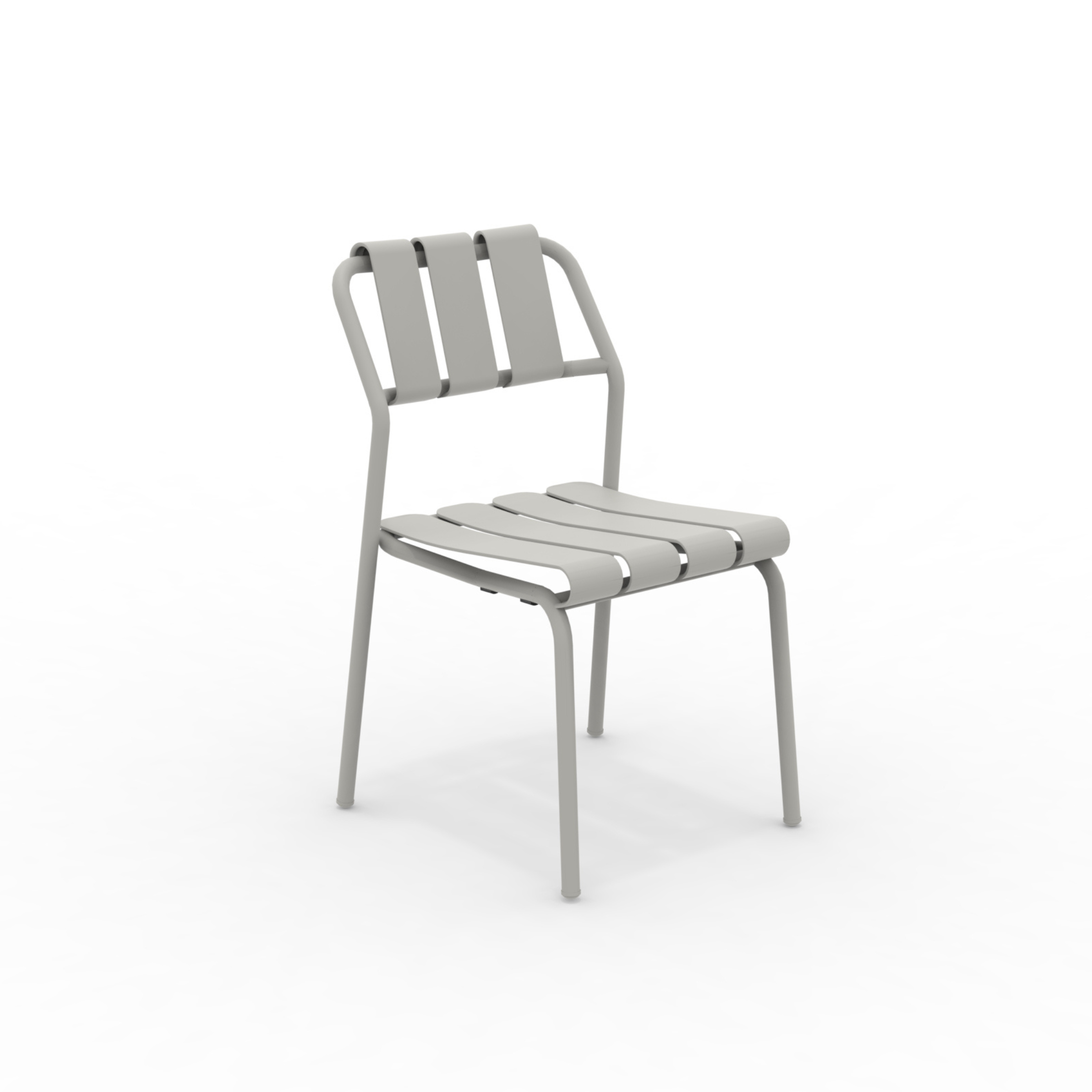 Fauteuil de jardin empilable "Tosca" en métal peint 55x55 cm 98h