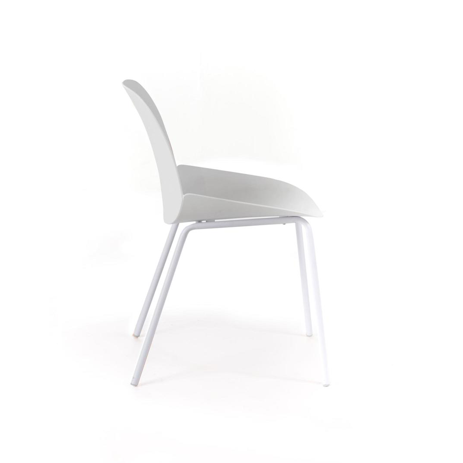 Elegante silla de polipropileno "Eva" 46x55 cm 79h