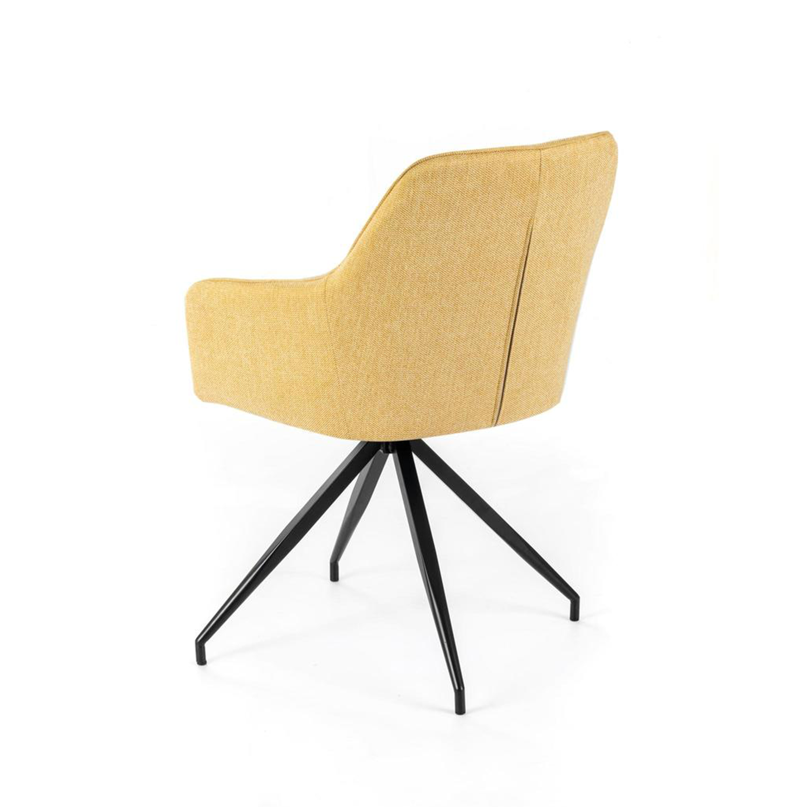 Chaise rembourrée "Gaia" fauteuil moderne en tissu 56x56 cm 87h