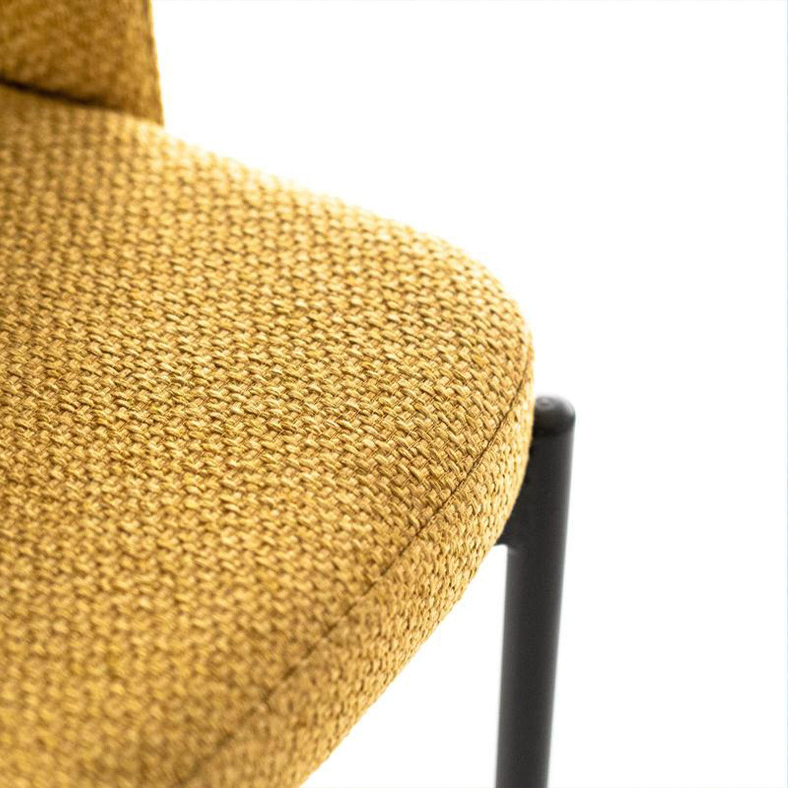 Set di sedie moderne imbottite "Erica" da pranzo in tessuto cm 56x52 78,5h