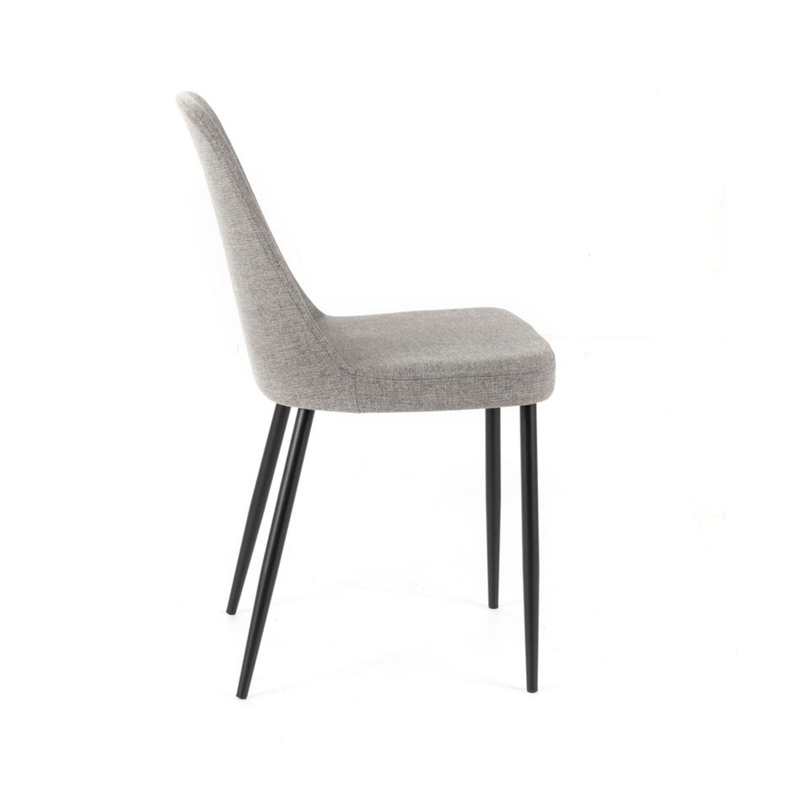 Silla de tela "Tamara", elegante sillón moderno 46x55 cm 85h