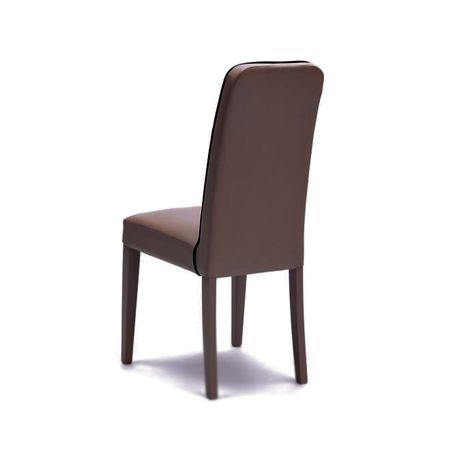 Chaise moderne rembourrée "Anita" en simili cuir 46x59 99h cm