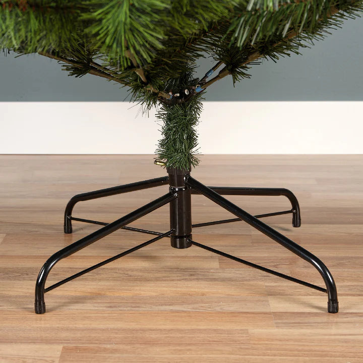 Árbol de Navidad "Couronne" delgado en PP efecto aguja de pino y PVC