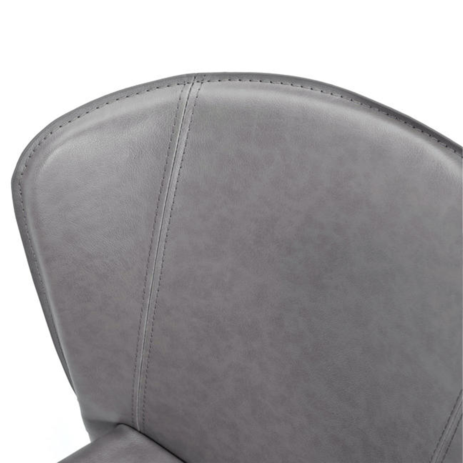 Elégante chaise vintage "Break" simili cuir 56x49 cm 82h