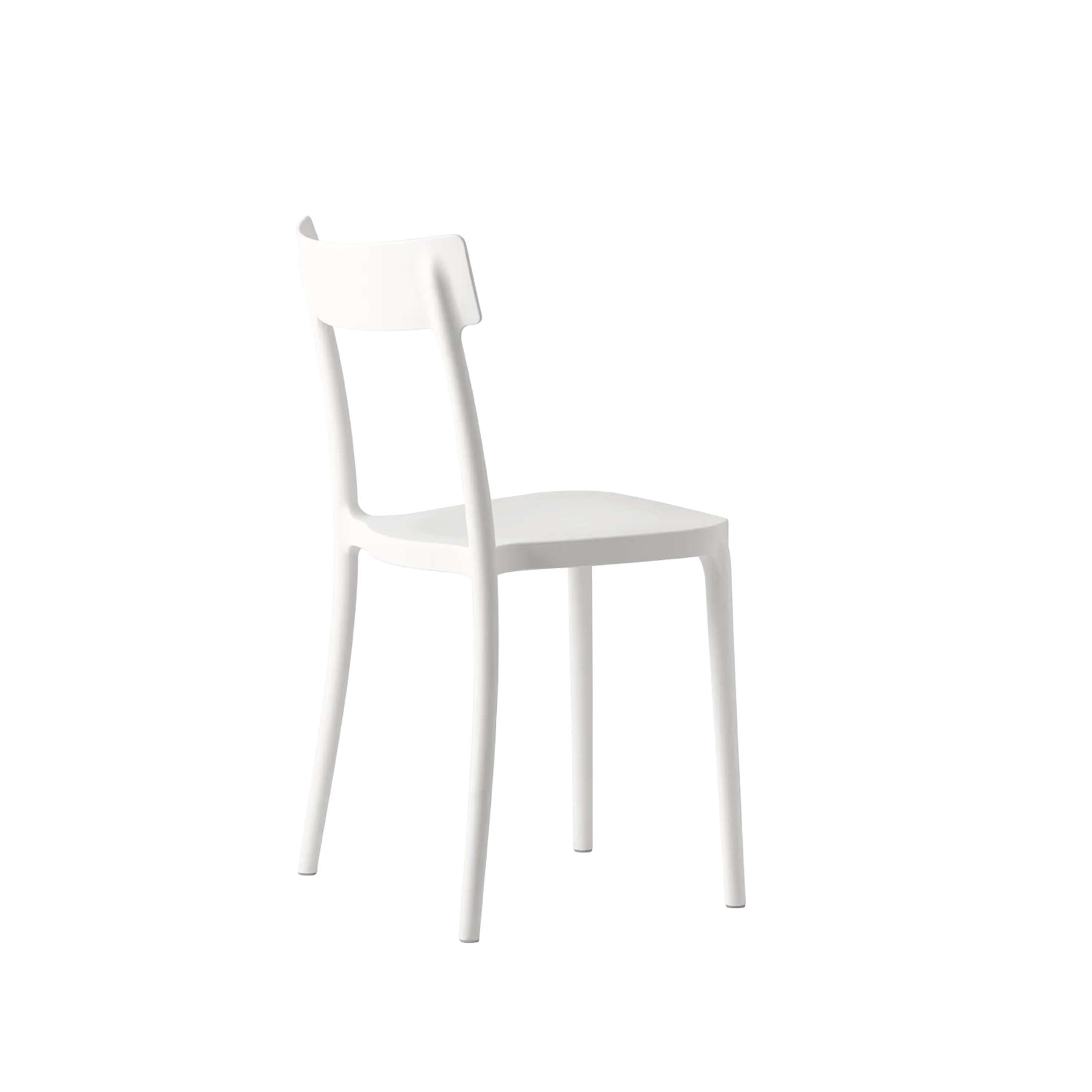 Silla apilable de polipropileno "Argo" moderna interior exterior 48x47 cm 82h